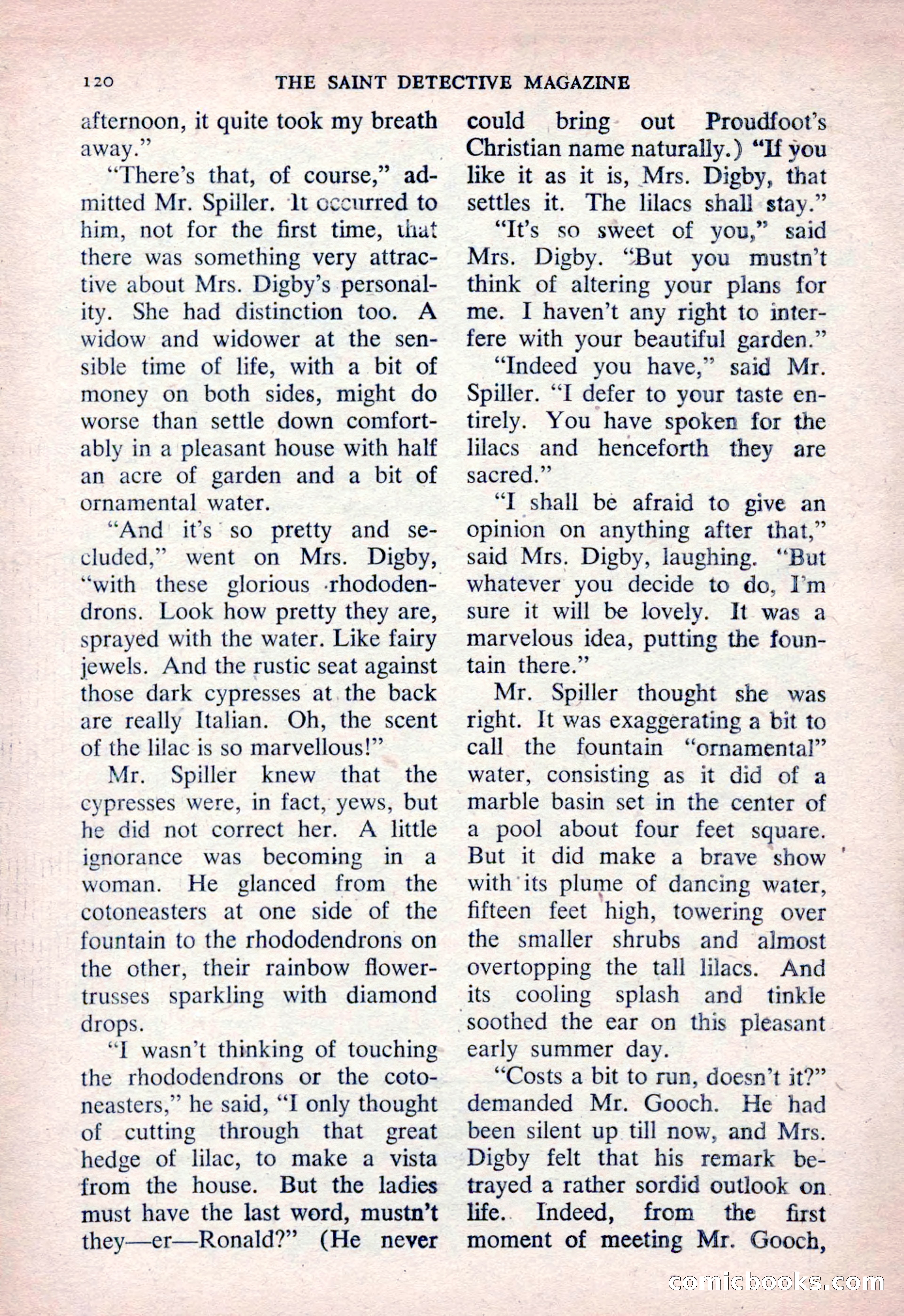 The Saint Detective Magazine, March 1954 — page 122 of 164