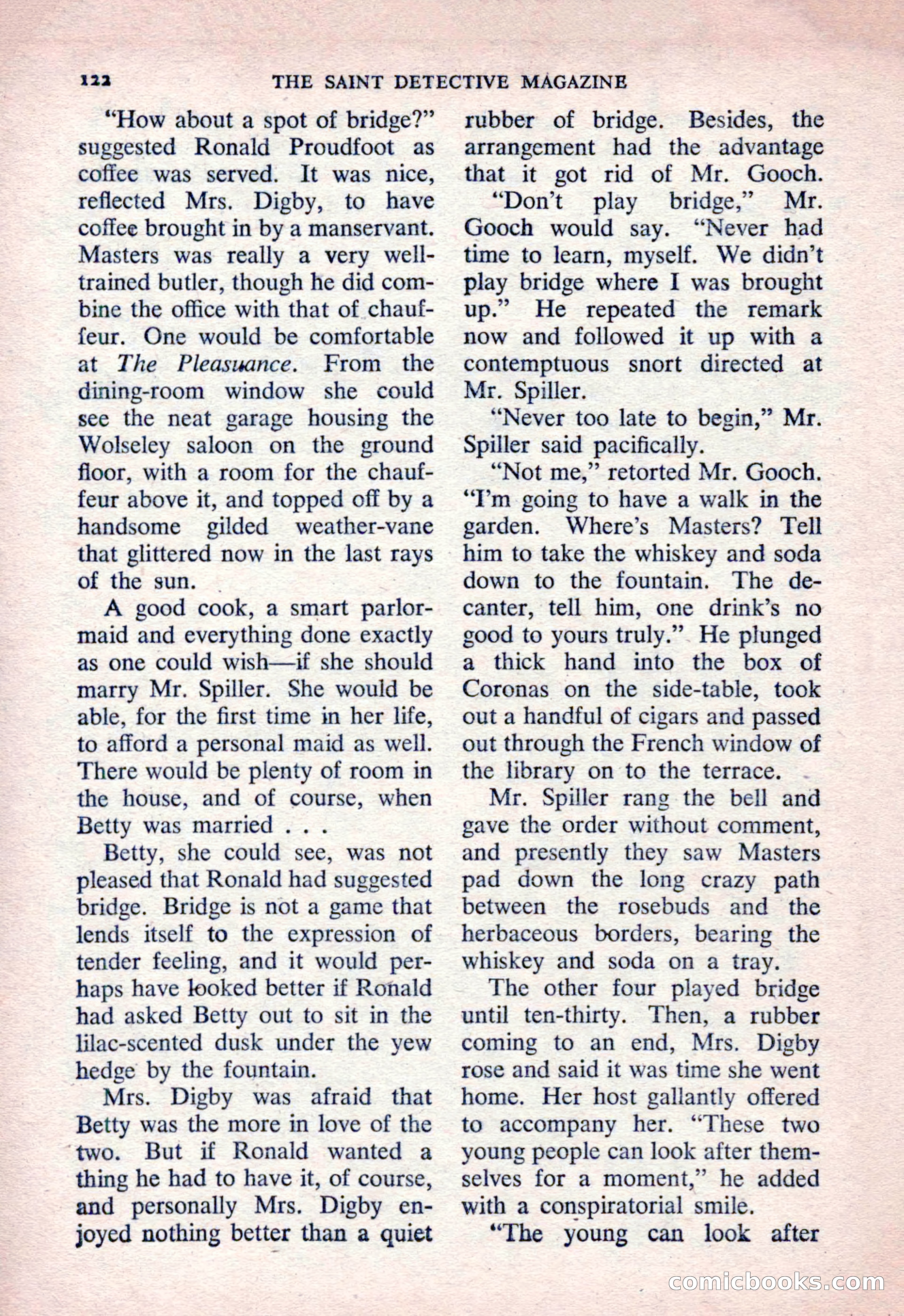 The Saint Detective Magazine, March 1954 — page 124 of 164
