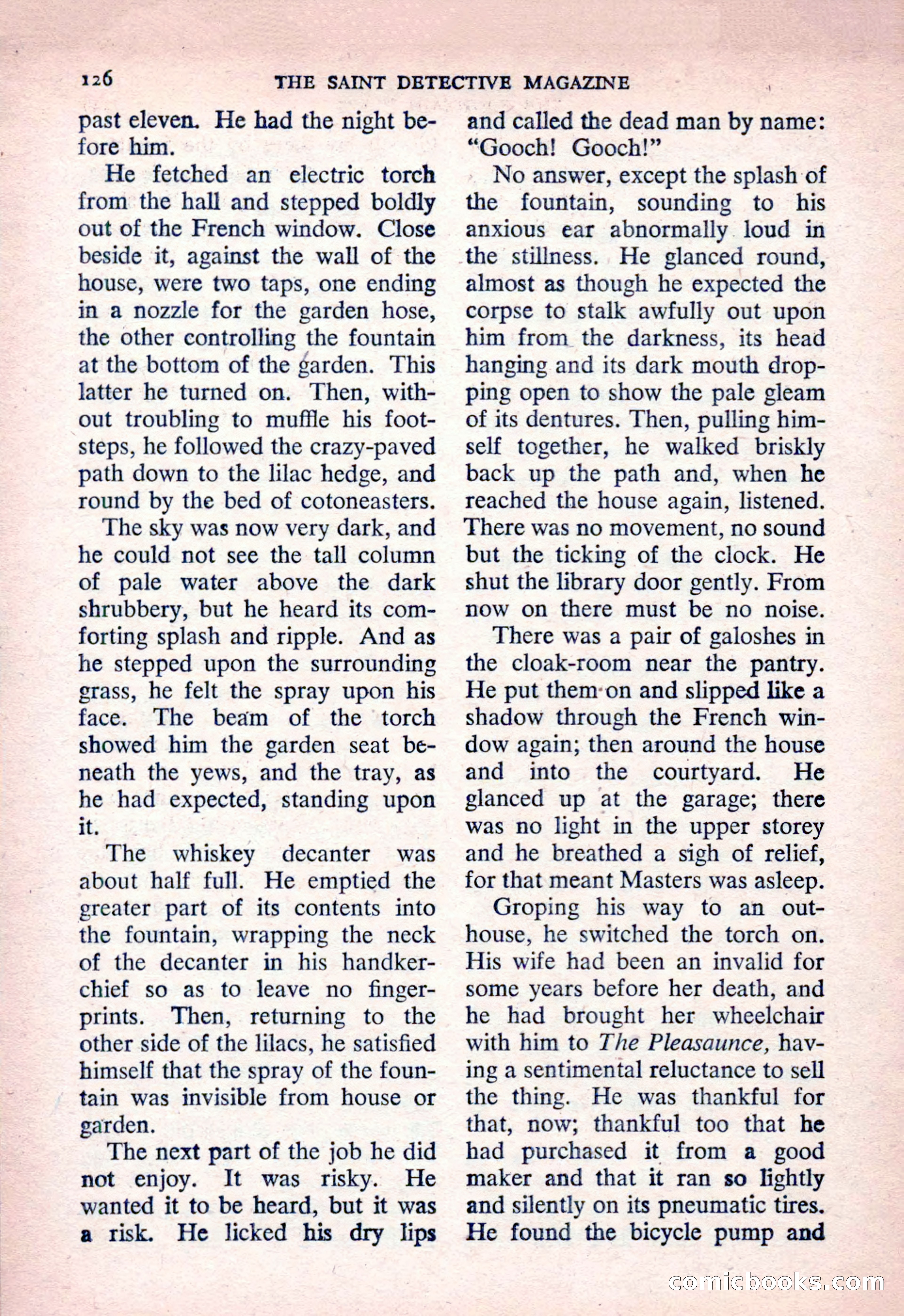 The Saint Detective Magazine, March 1954 — page 128 of 164