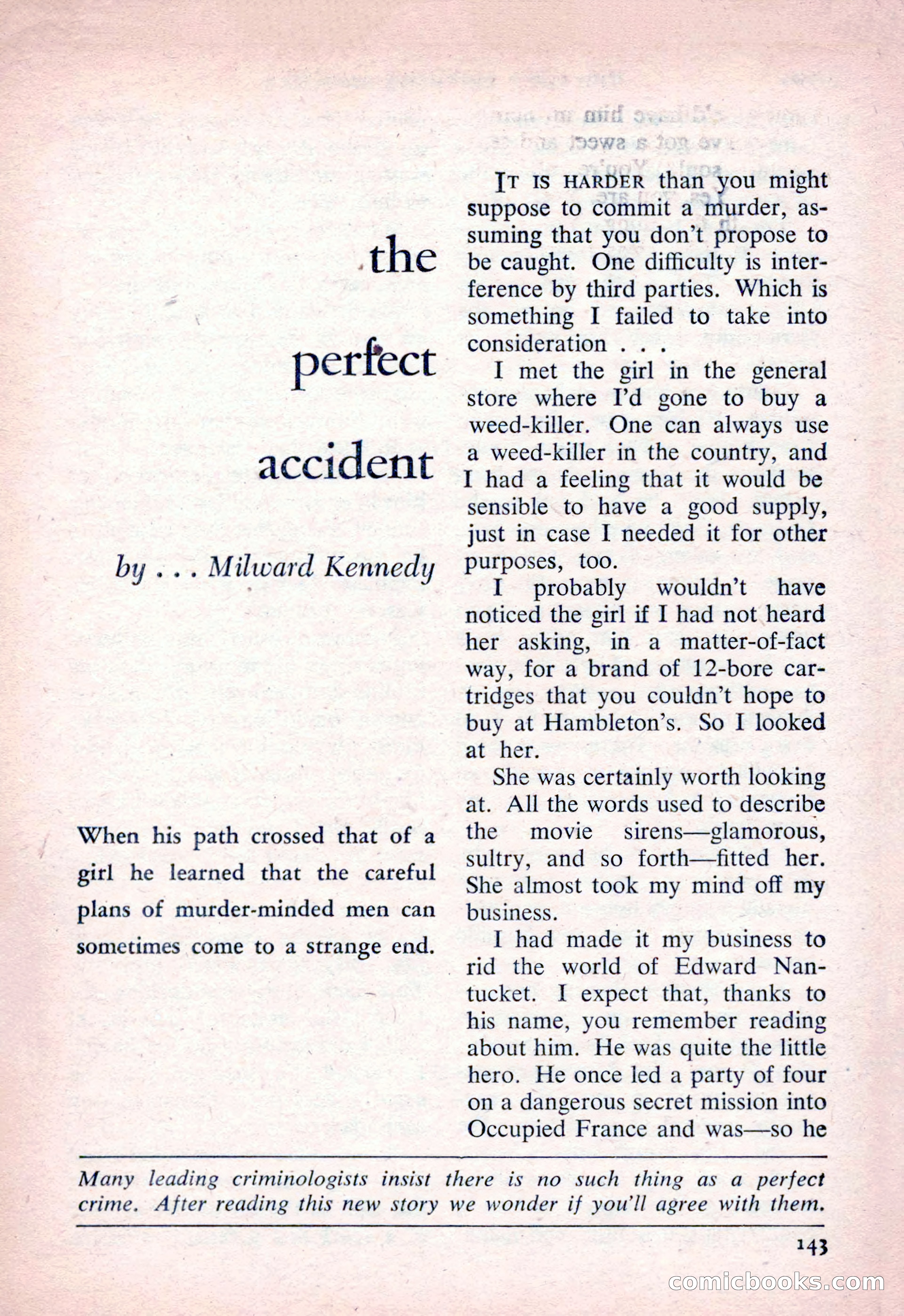 The Saint Detective Magazine, March 1954 — page 145 of 164