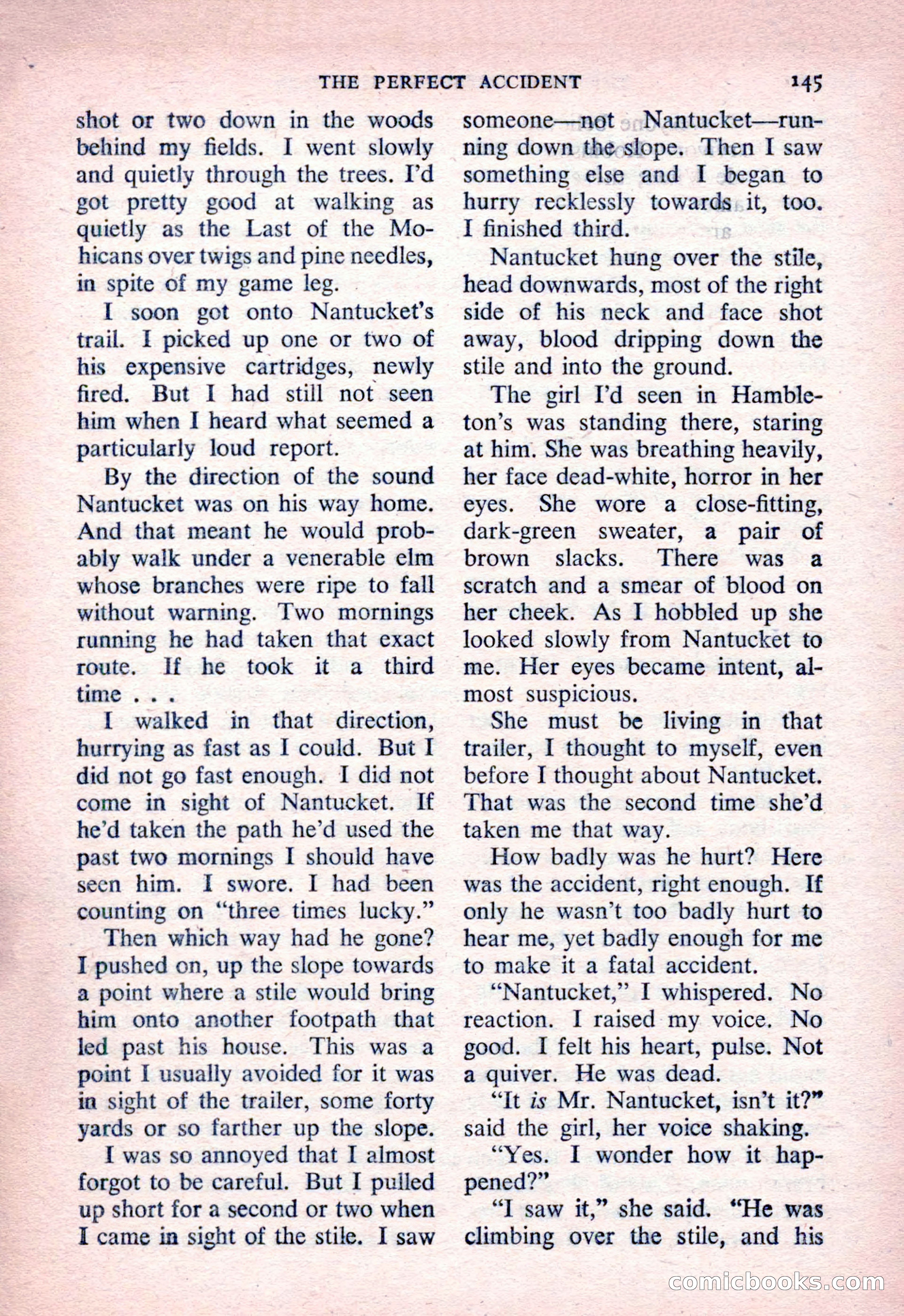 The Saint Detective Magazine, March 1954 — page 147 of 164