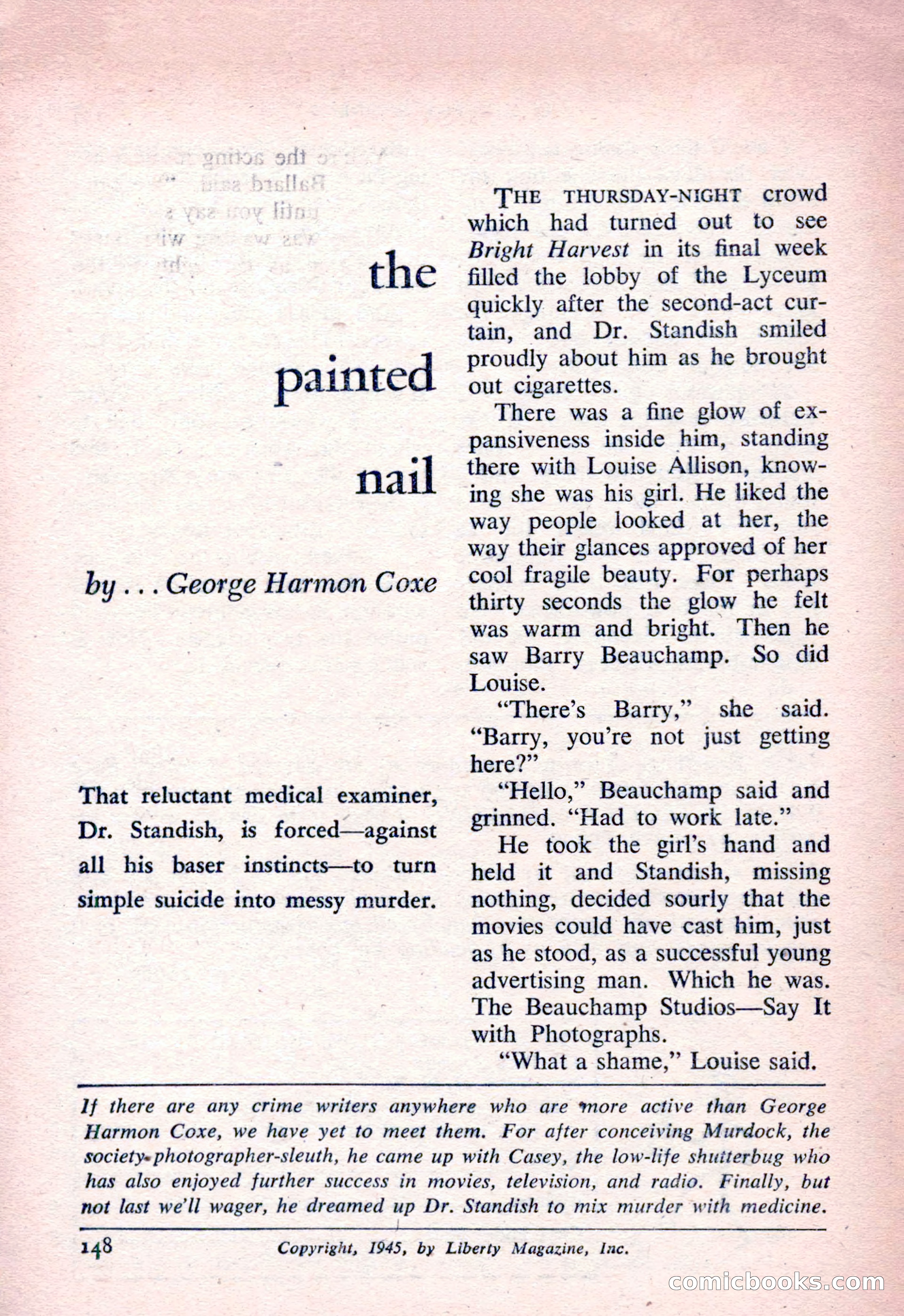 The Saint Detective Magazine, March 1954 — page 150 of 164
