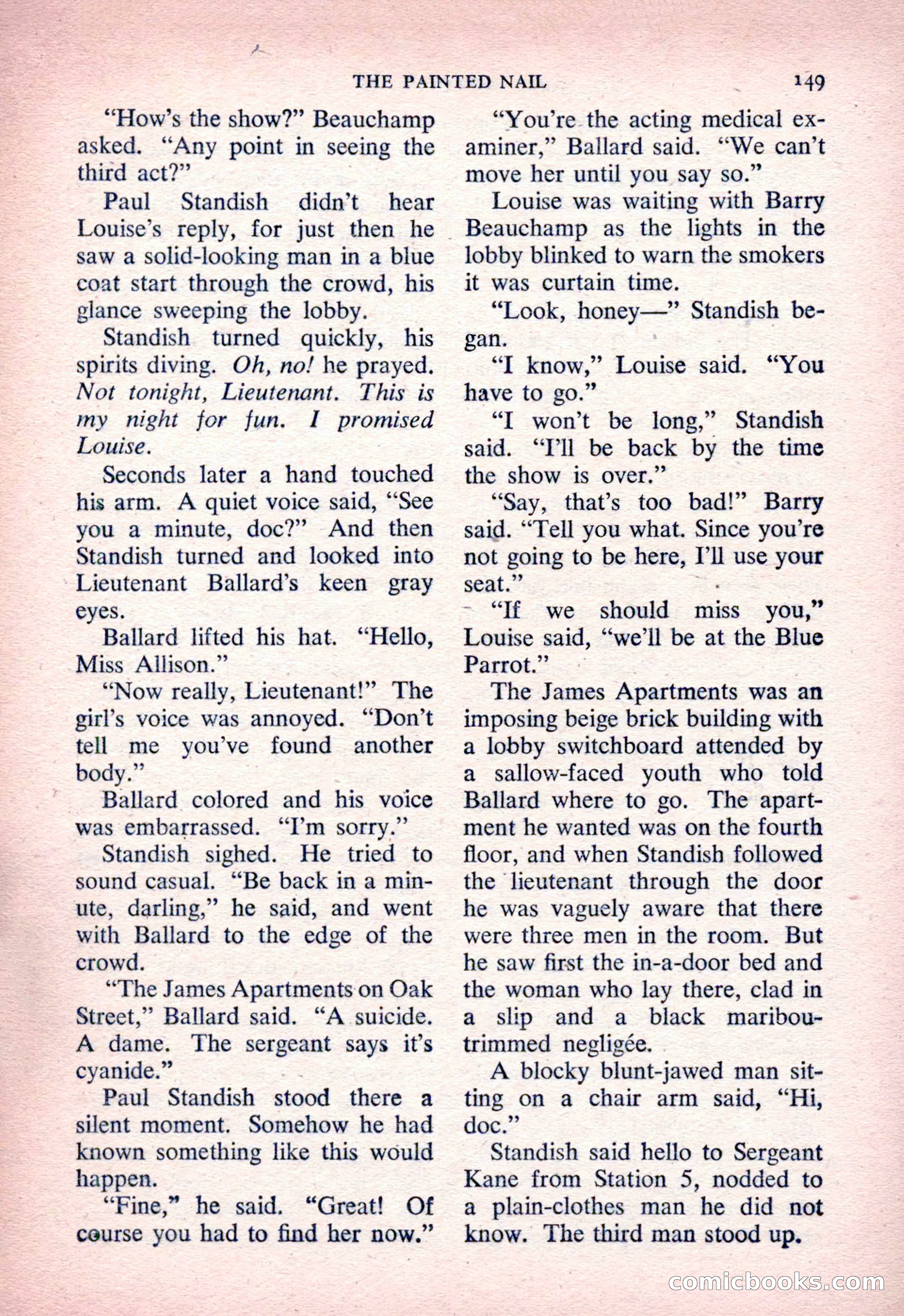 The Saint Detective Magazine, March 1954 — page 151 of 164