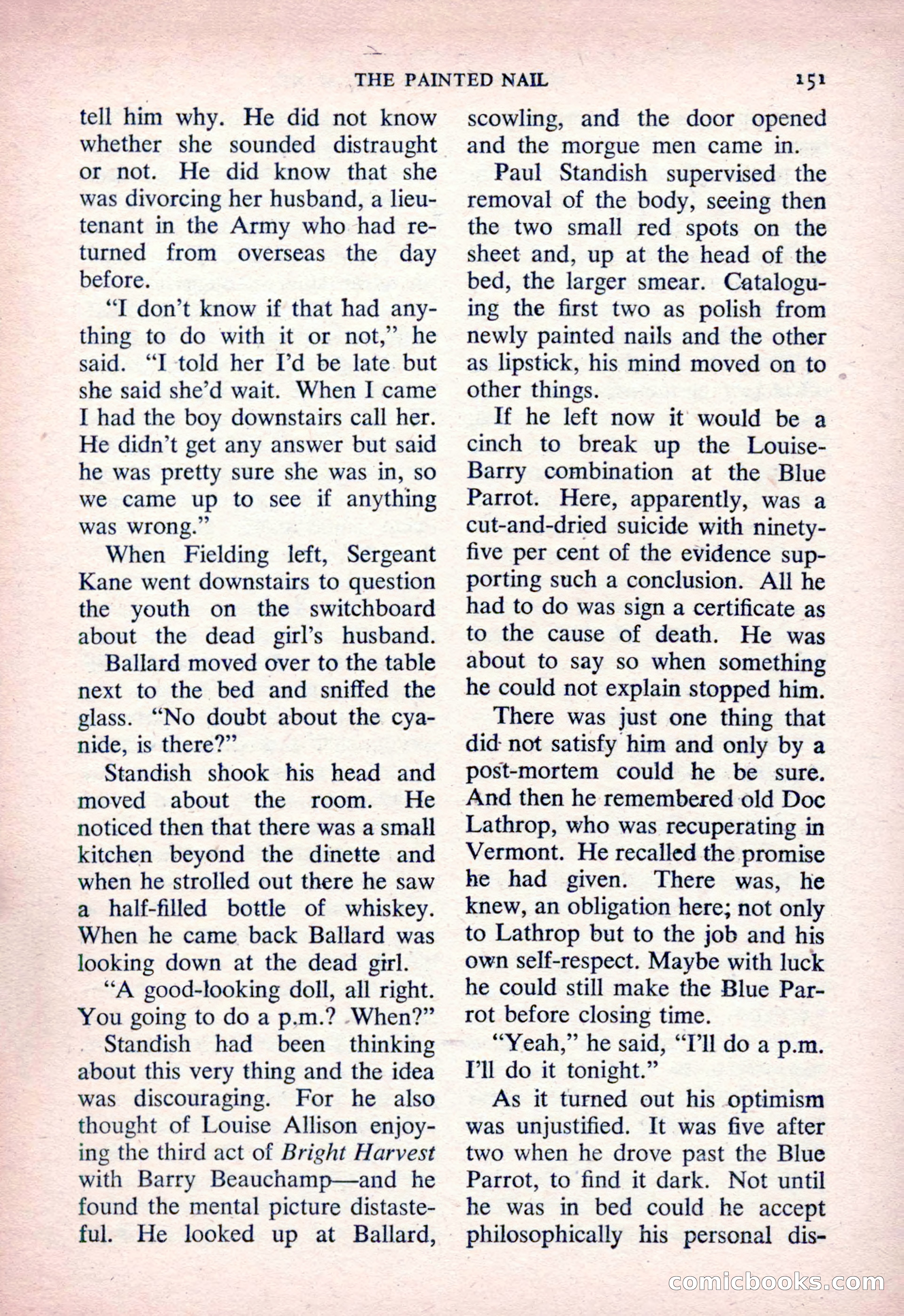 The Saint Detective Magazine, March 1954 — page 153 of 164