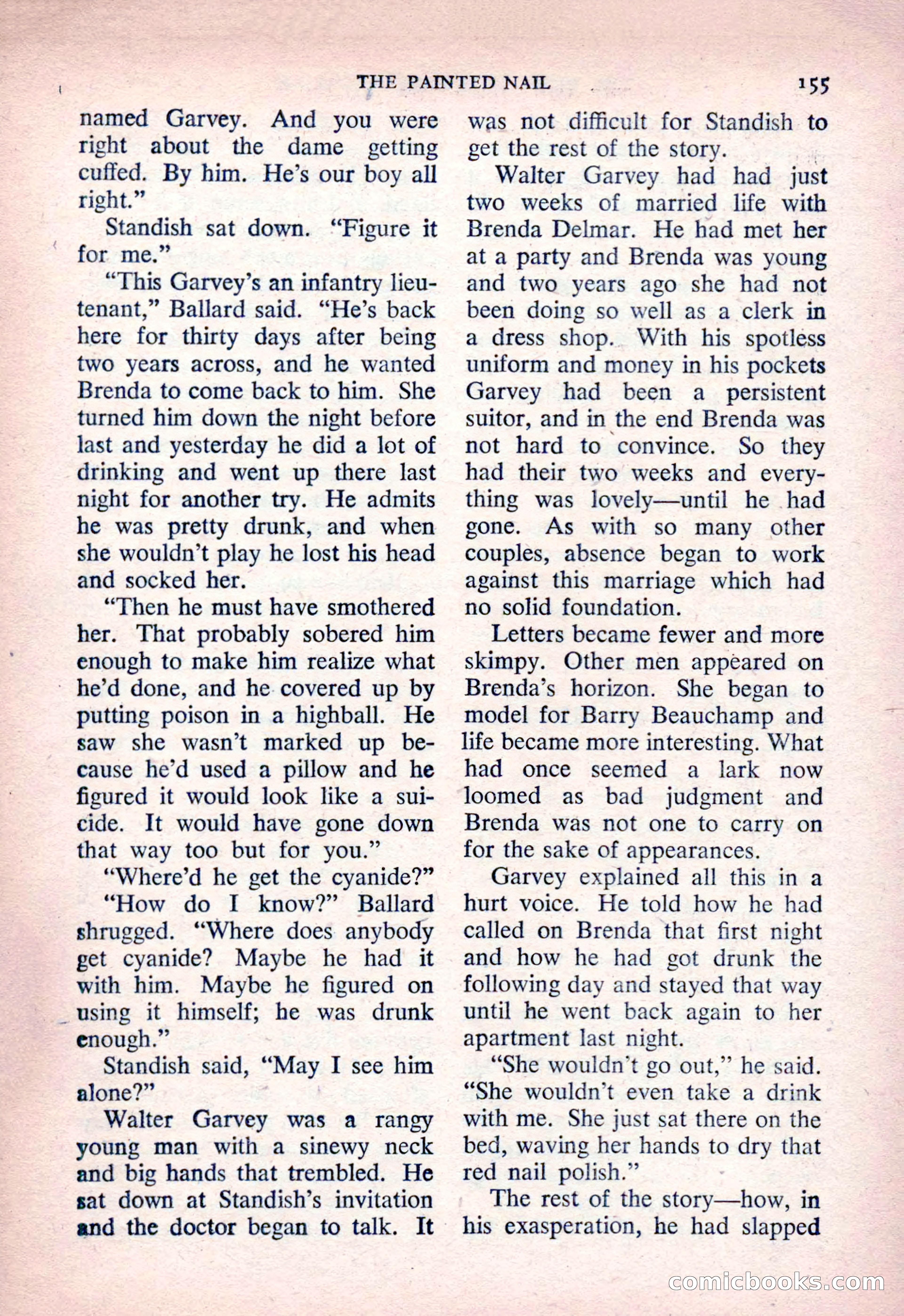 The Saint Detective Magazine, March 1954 — page 157 of 164