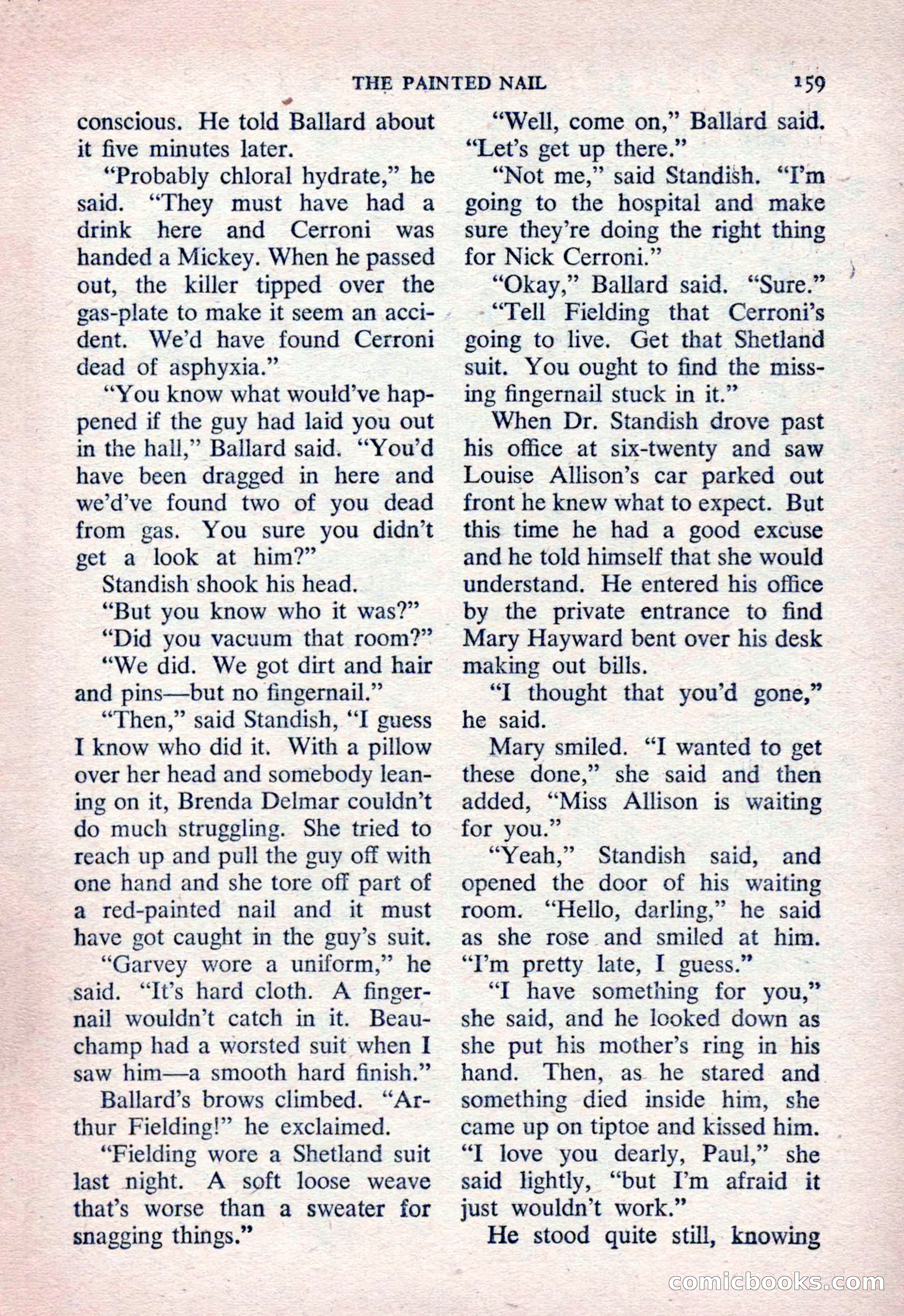 The Saint Detective Magazine, March 1954 — page 161 of 164