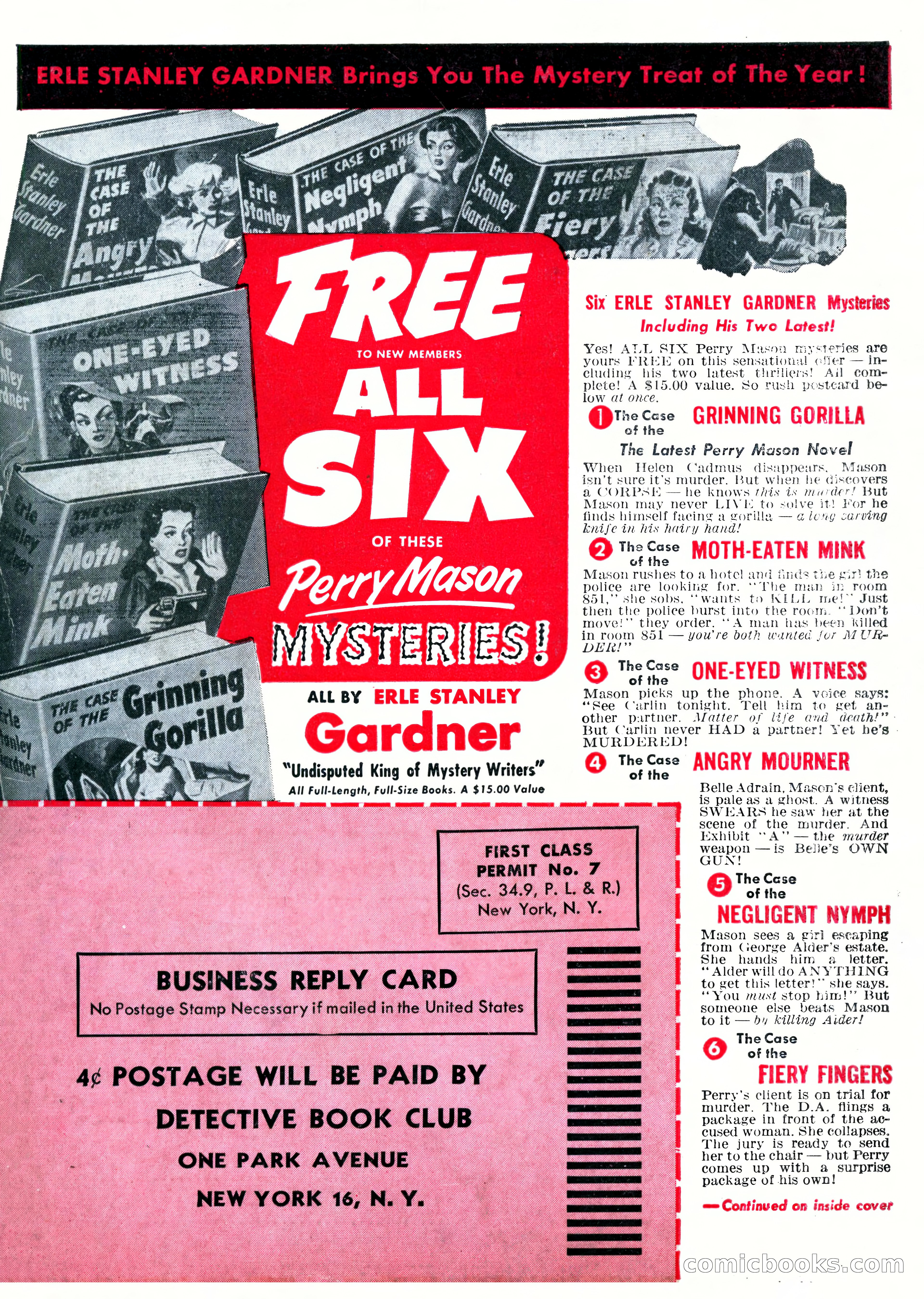 The Saint Detective Magazine, March 1954 — page 164 of 164