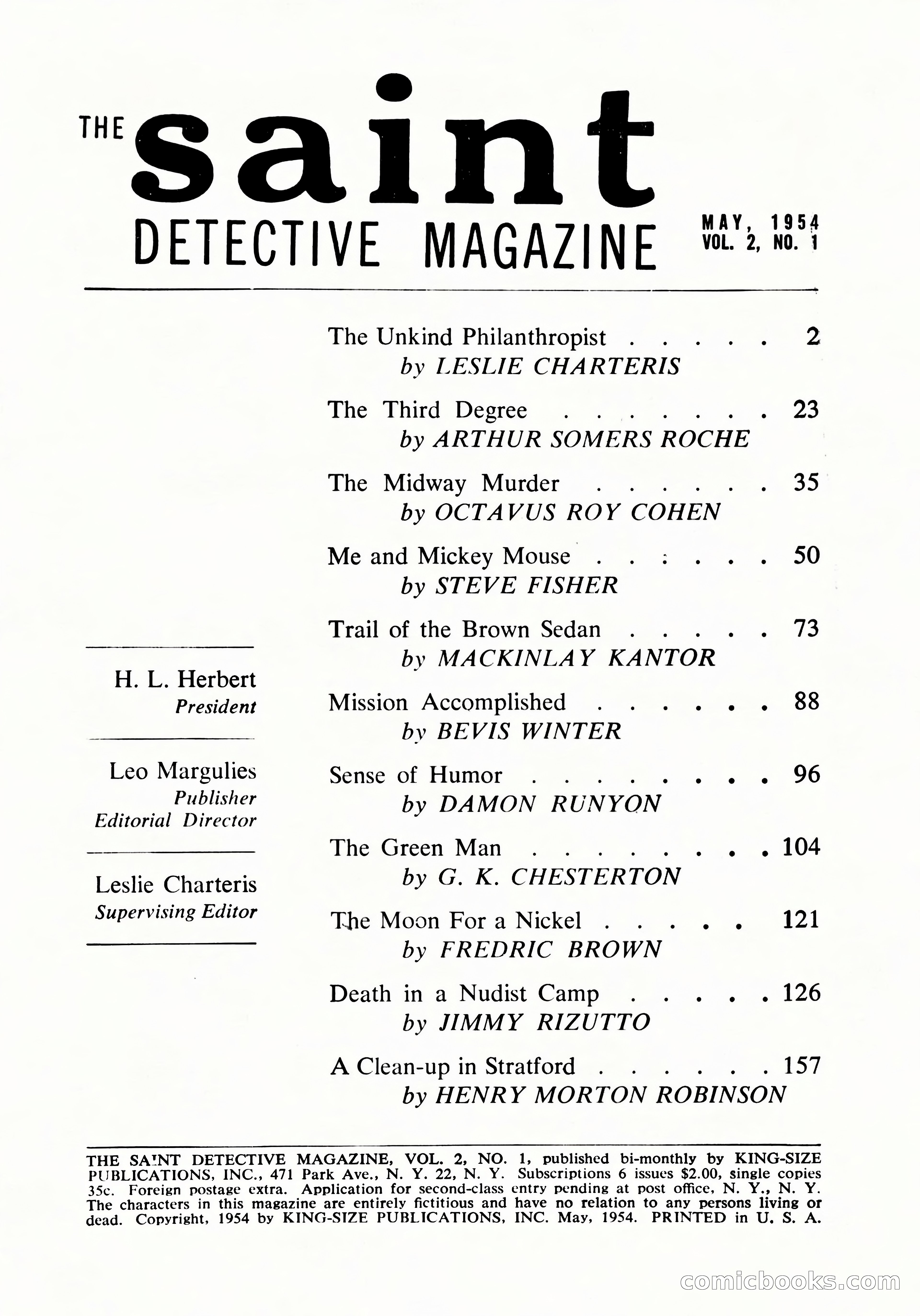 The Saint Detective Magazine — page 2 of 164