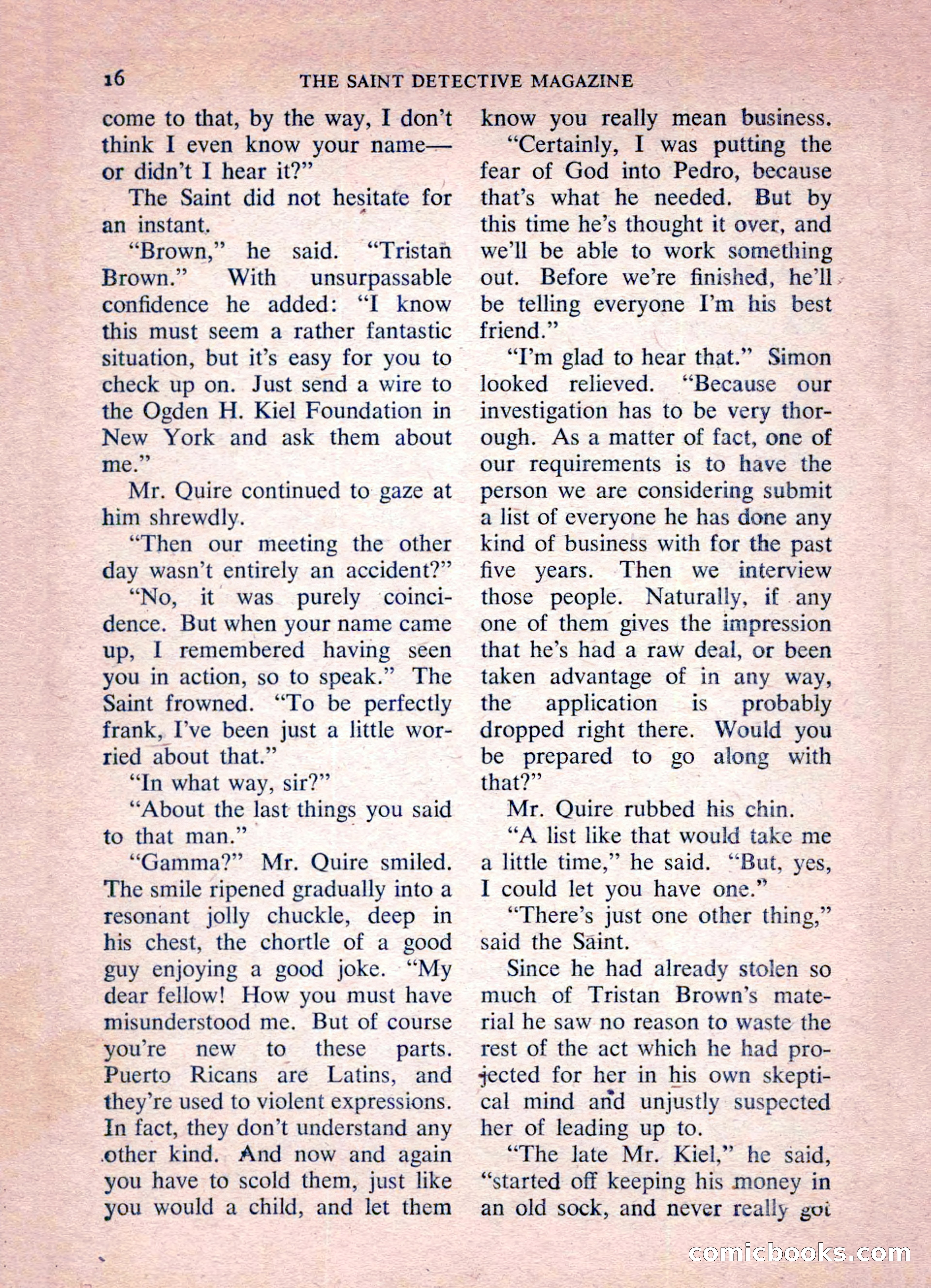 The Saint Detective Magazine — page 18 of 164