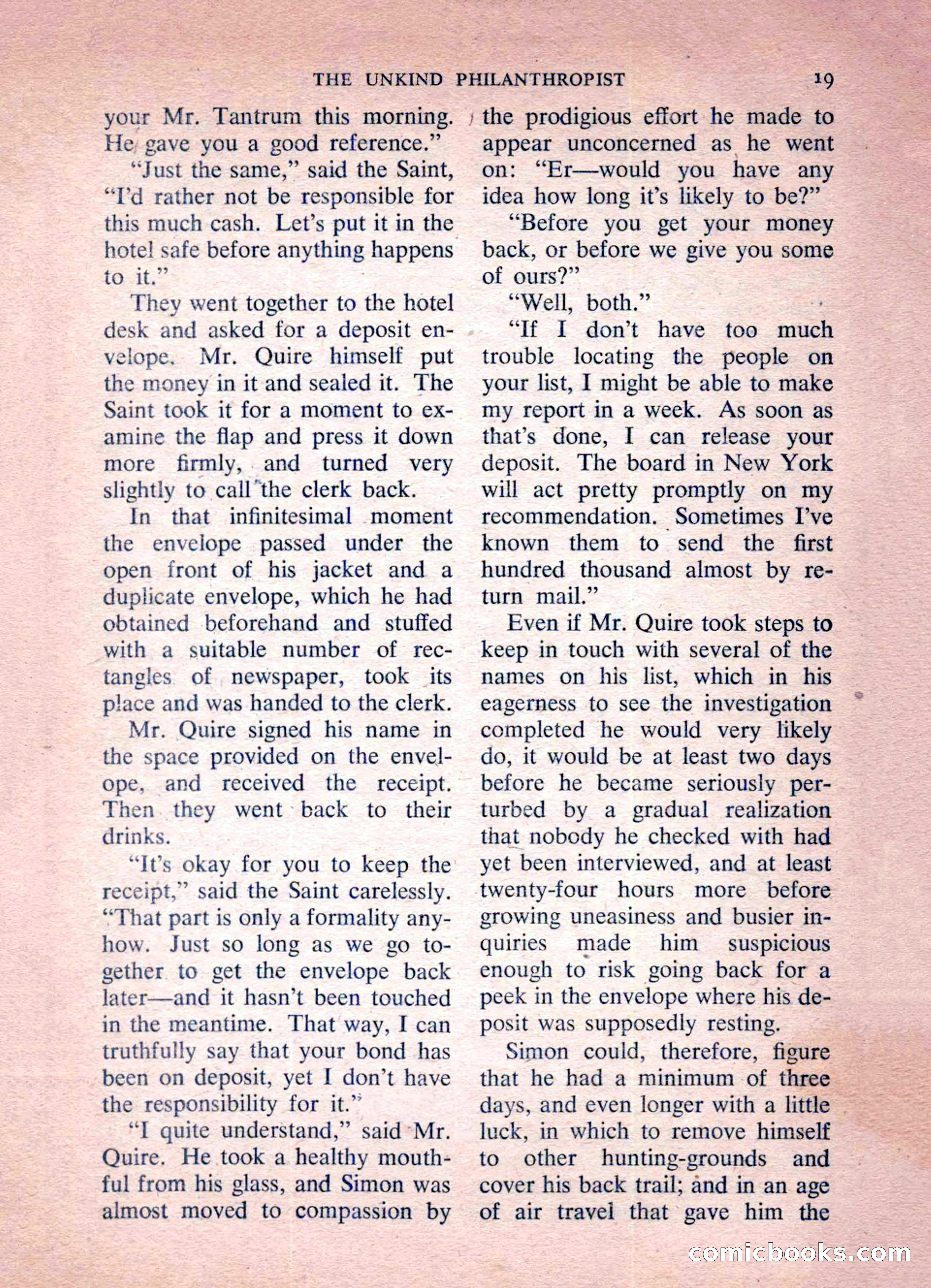 The Saint Detective Magazine — page 21 of 164