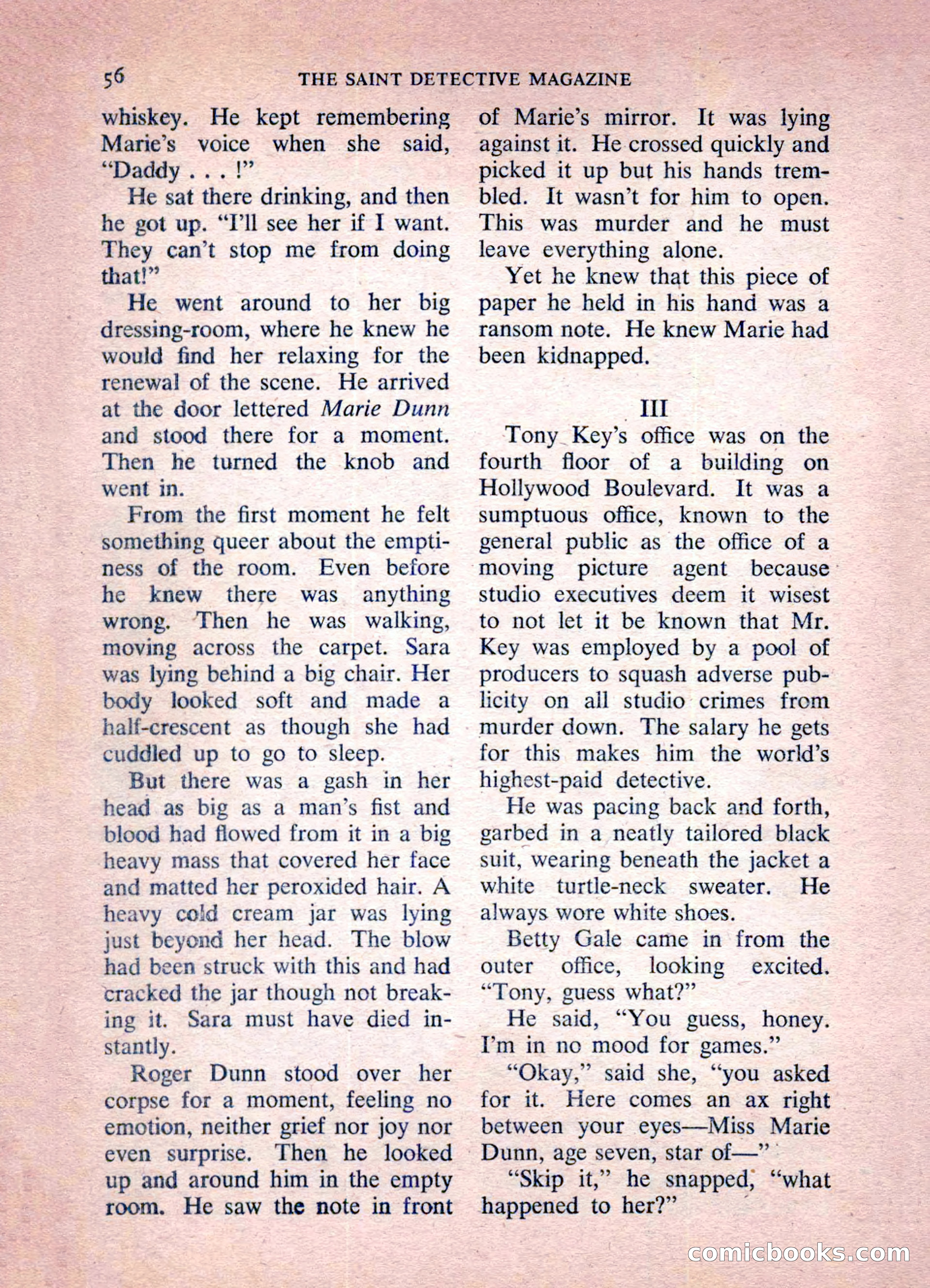 The Saint Detective Magazine — page 58 of 164