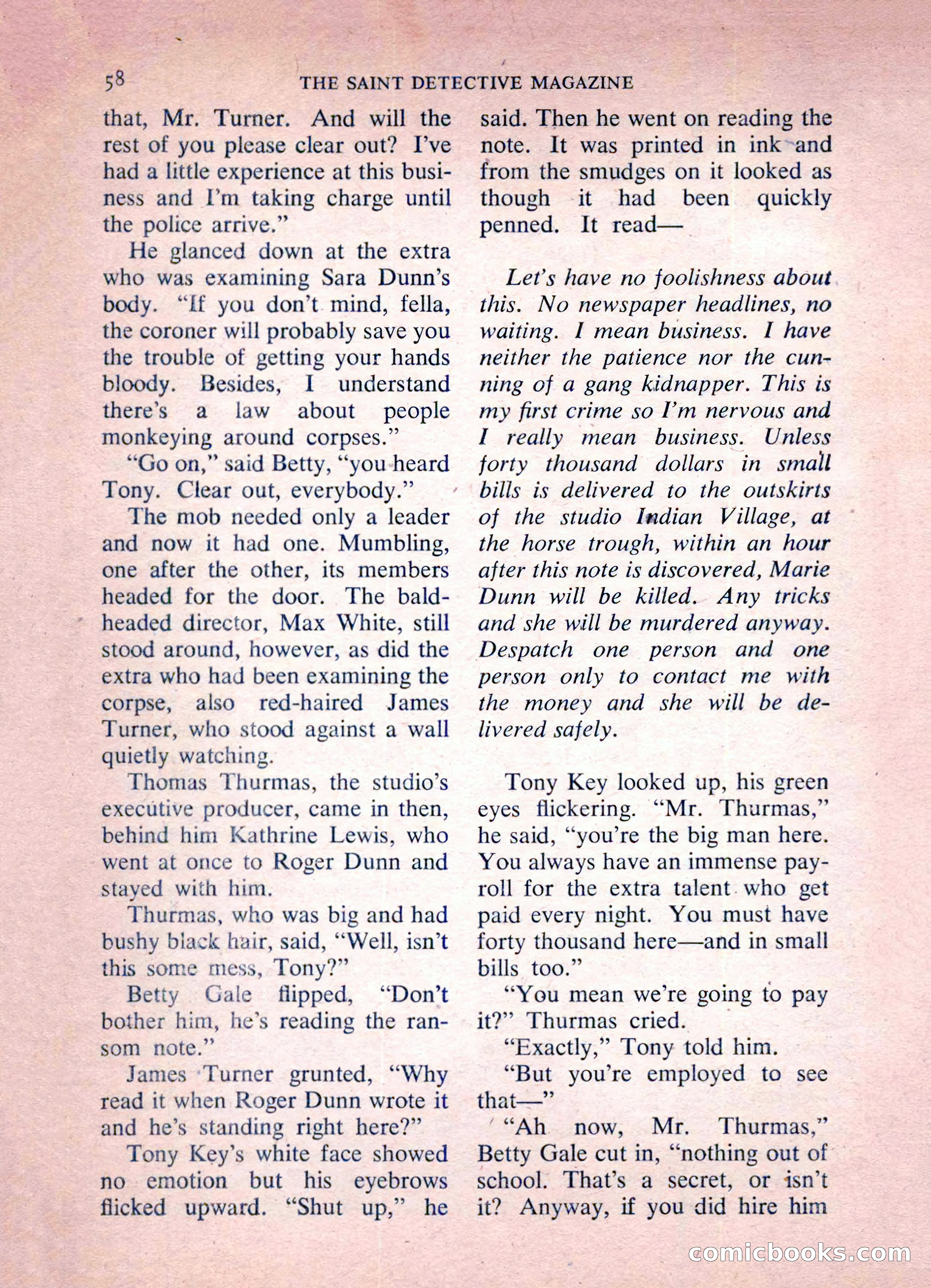 The Saint Detective Magazine — page 60 of 164