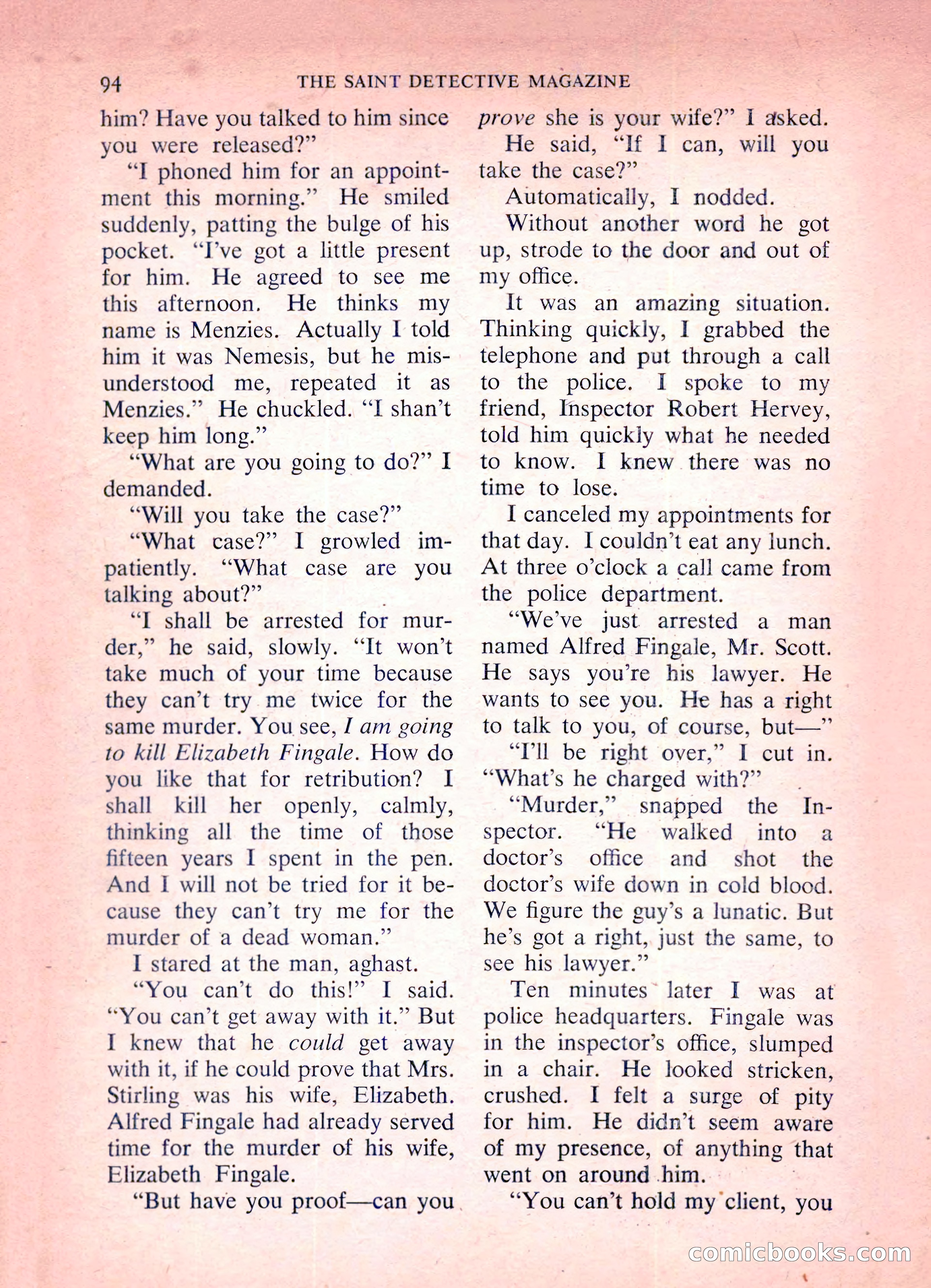 The Saint Detective Magazine — page 96 of 164