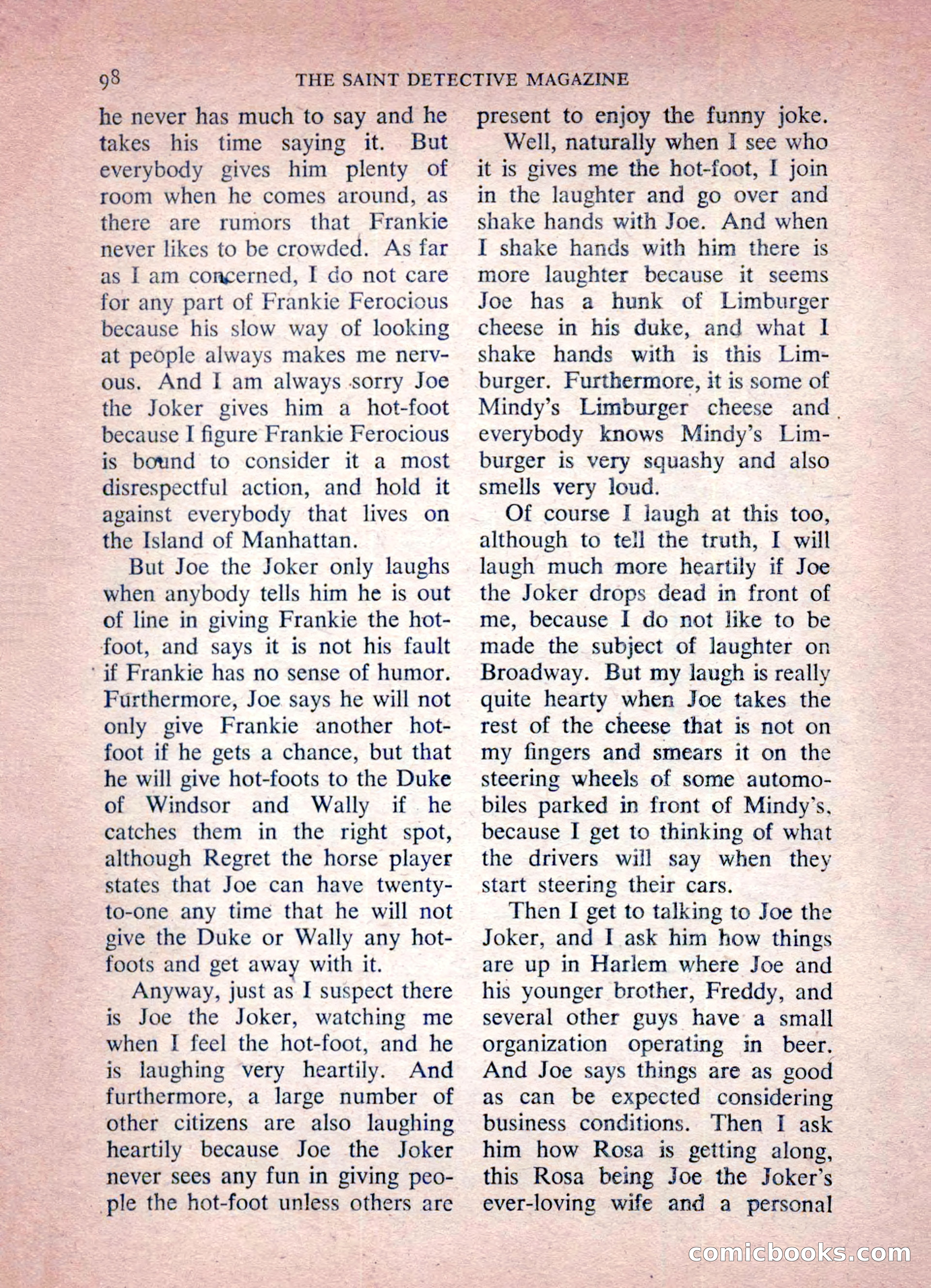 The Saint Detective Magazine — page 100 of 164