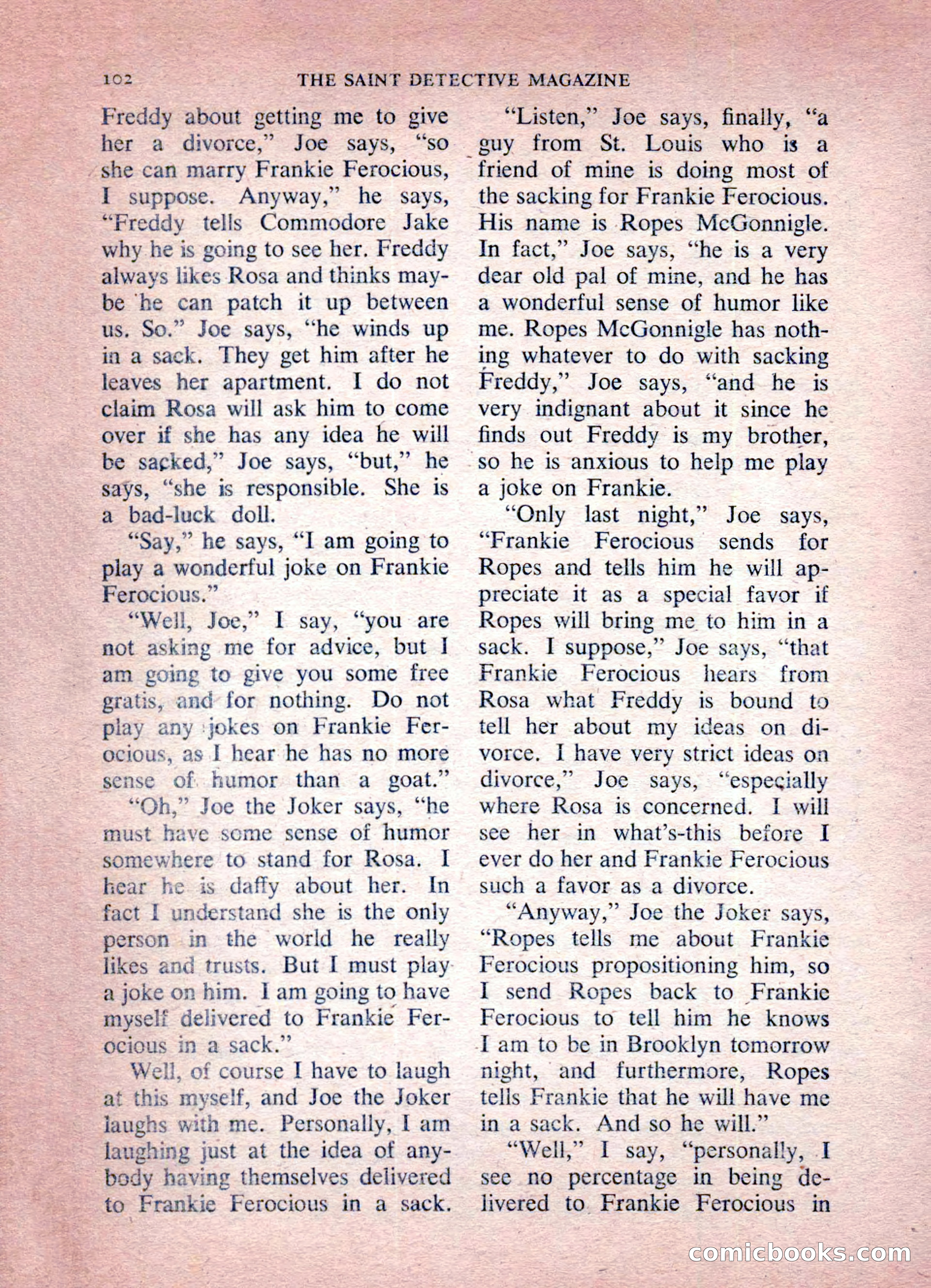 The Saint Detective Magazine — page 104 of 164