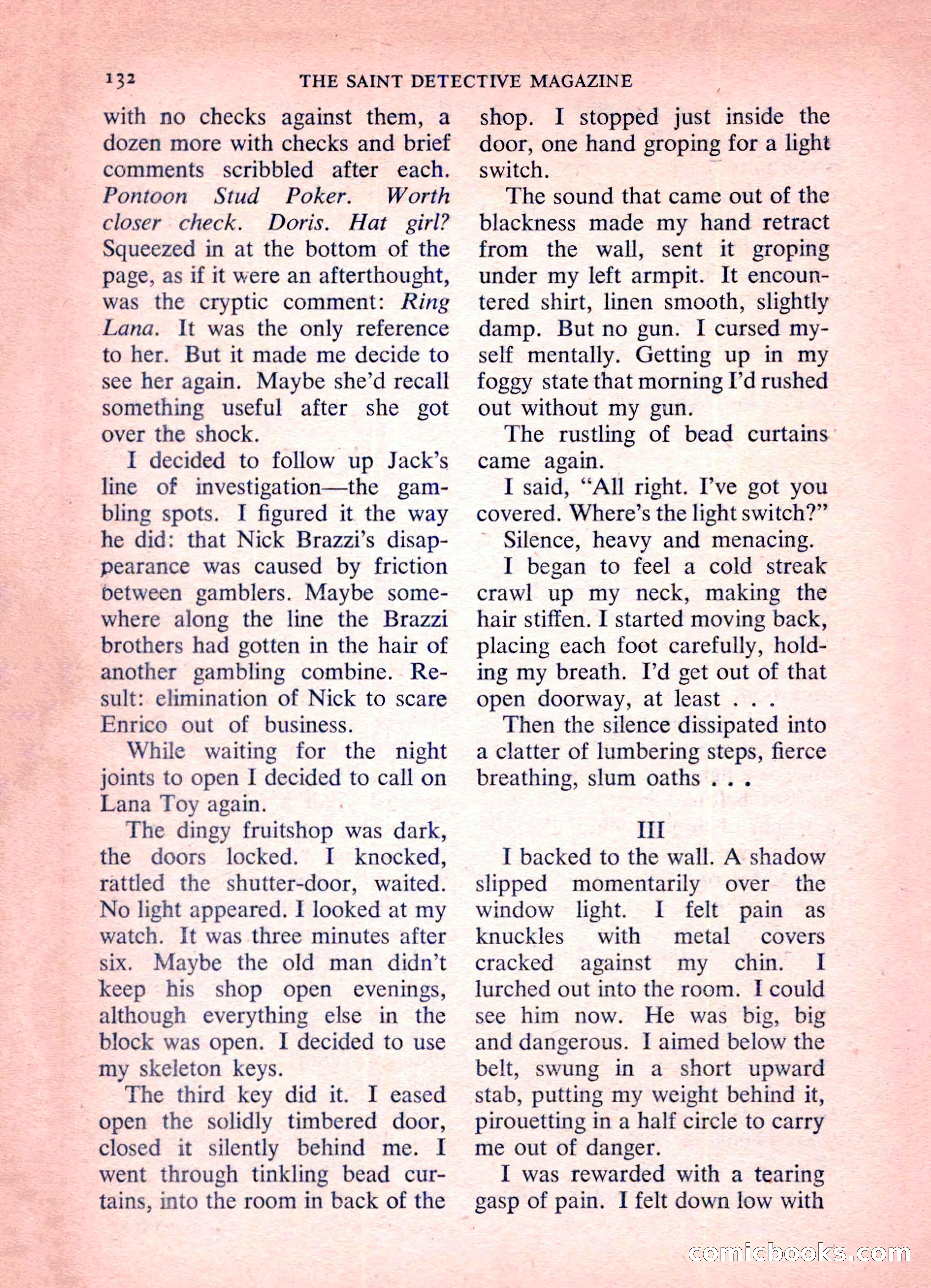 The Saint Detective Magazine — page 134 of 164