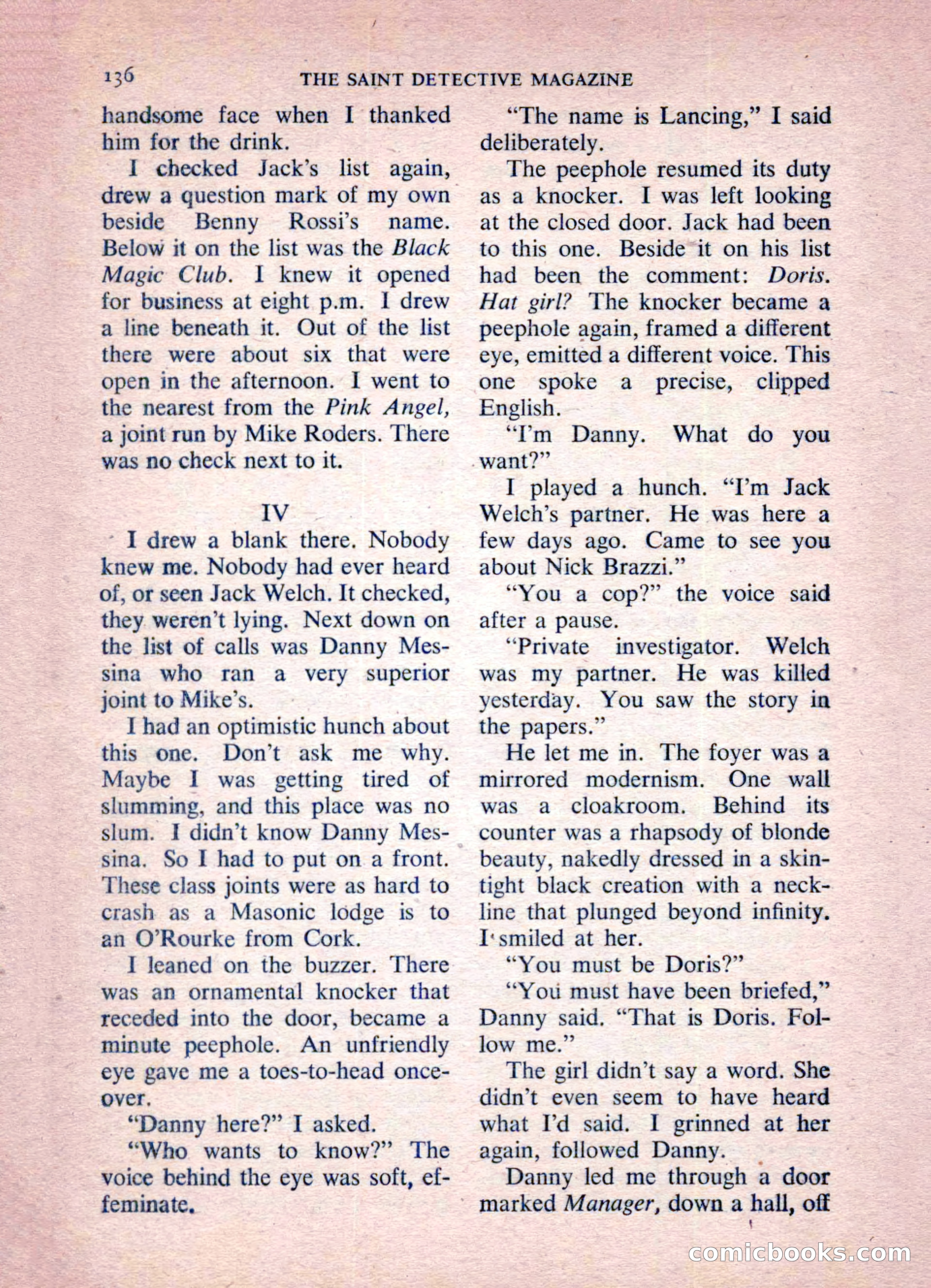 The Saint Detective Magazine — page 138 of 164