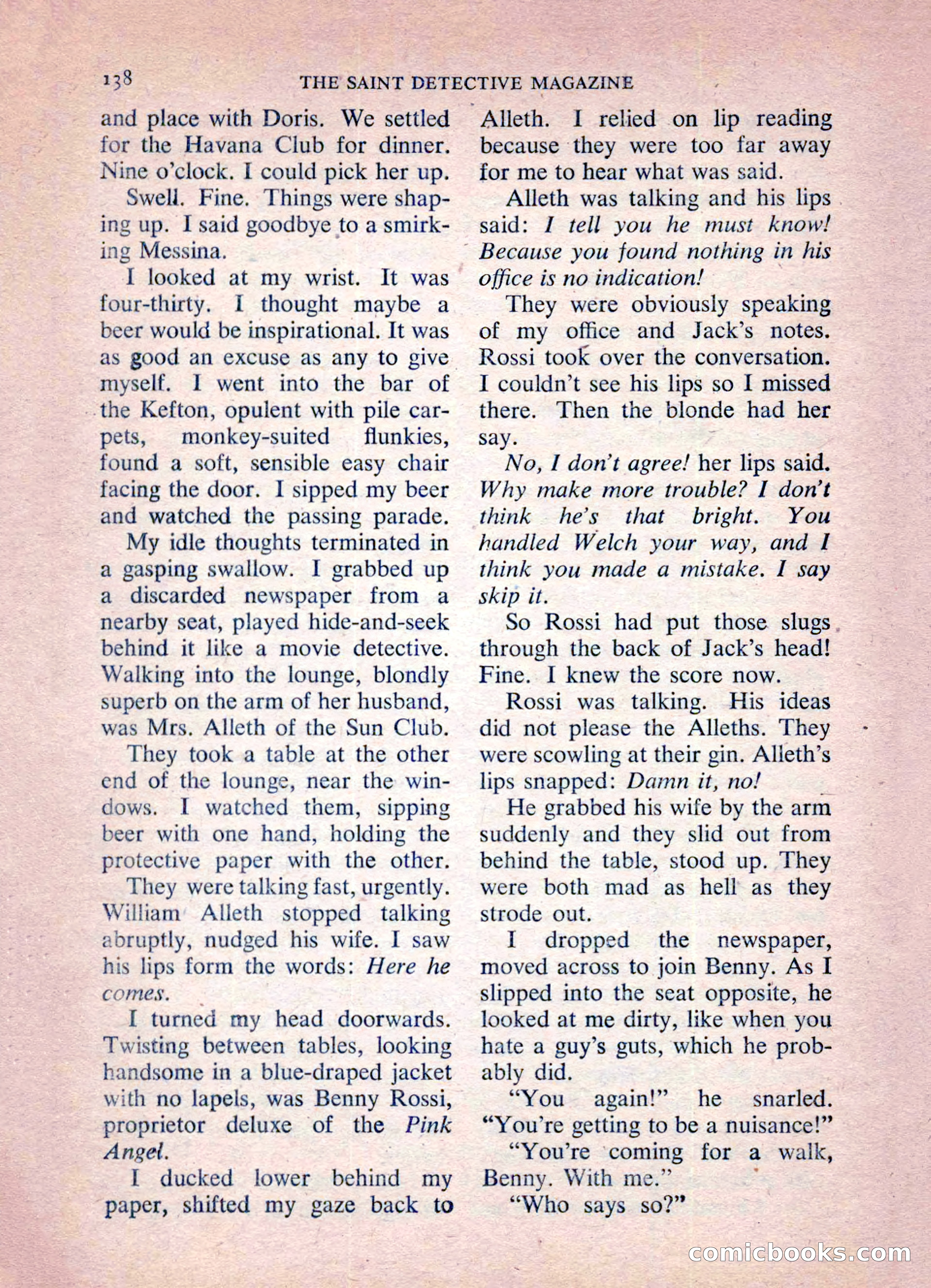 The Saint Detective Magazine — page 140 of 164