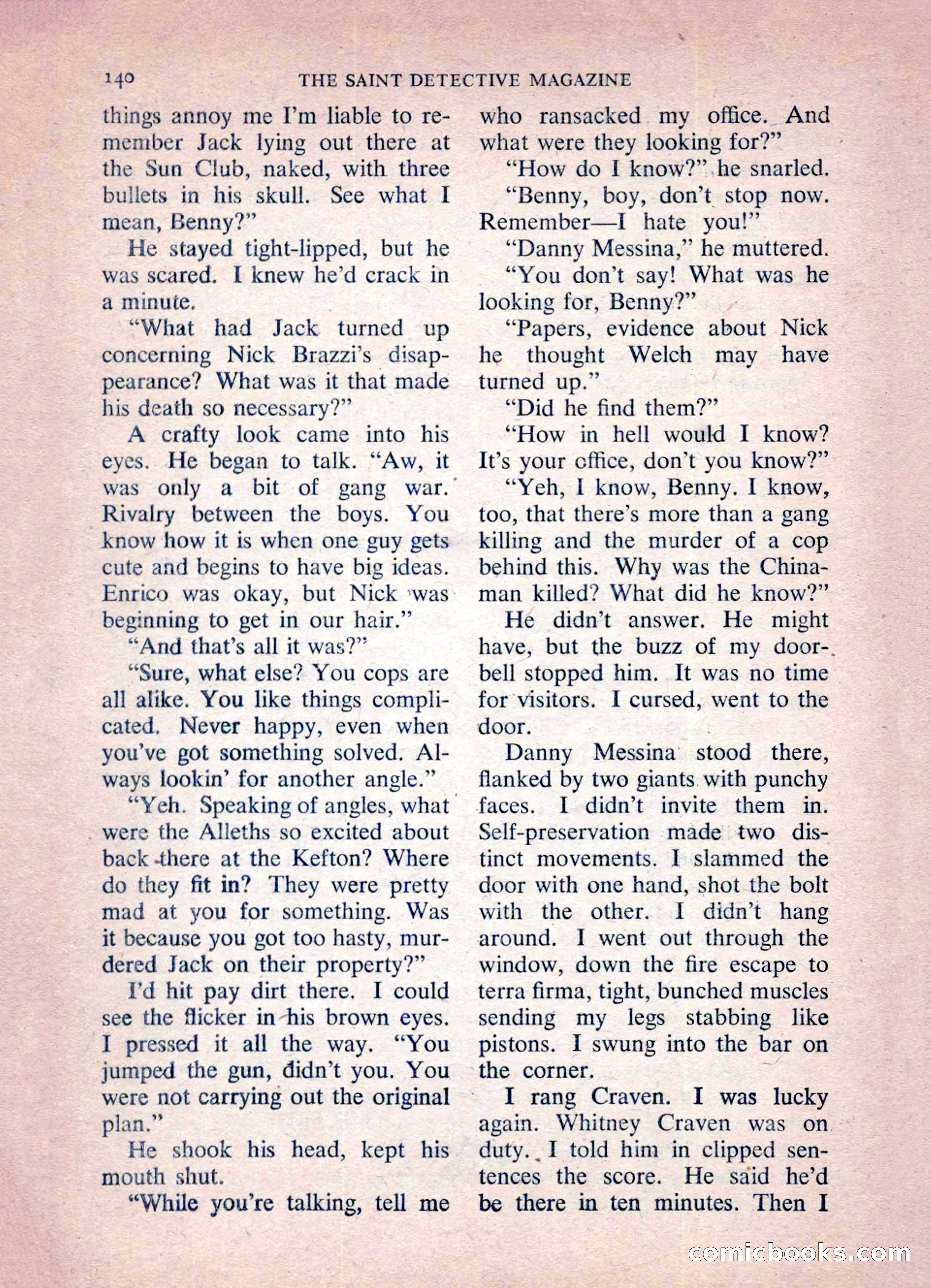 The Saint Detective Magazine — page 142 of 164
