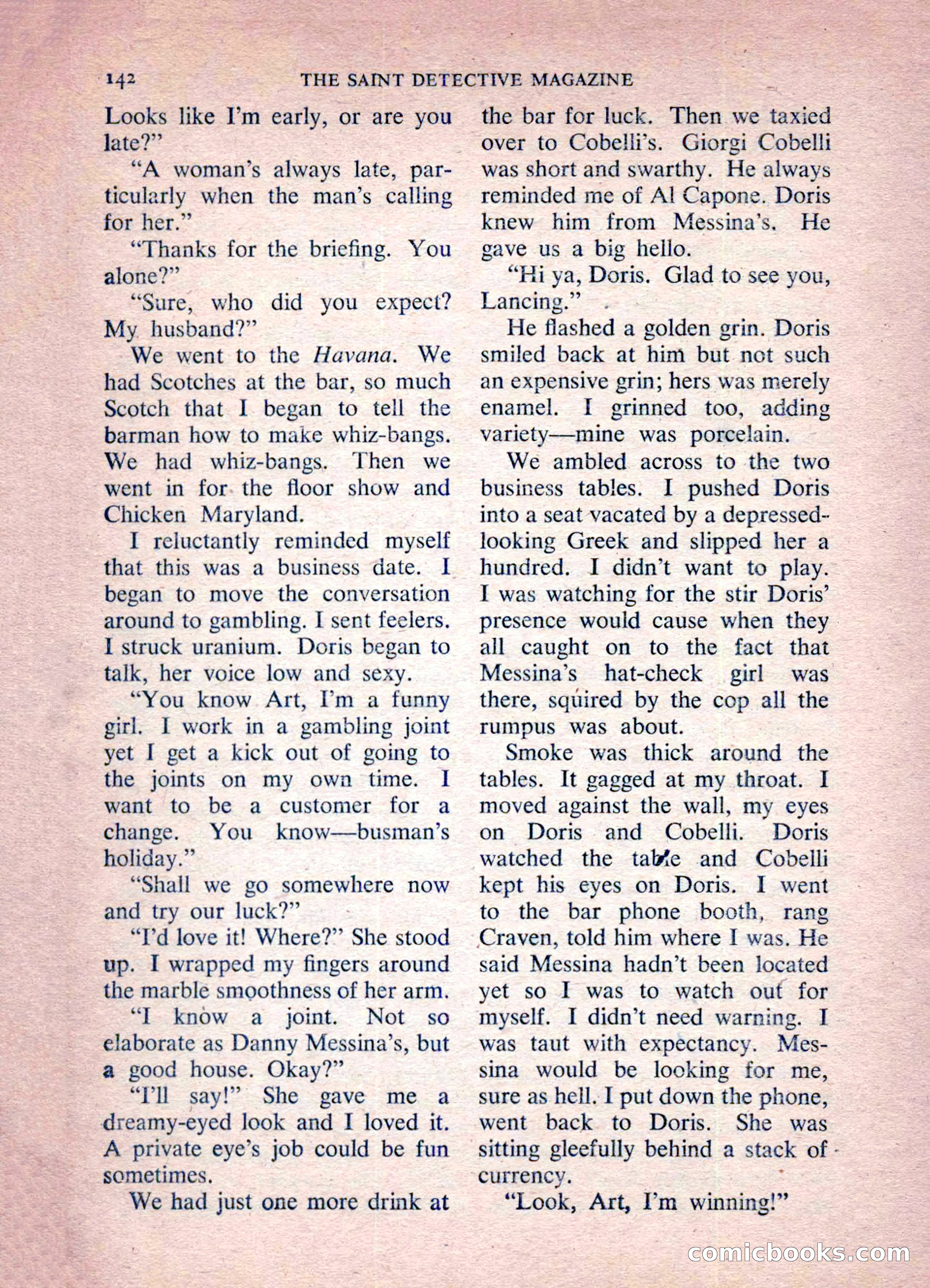 The Saint Detective Magazine — page 144 of 164