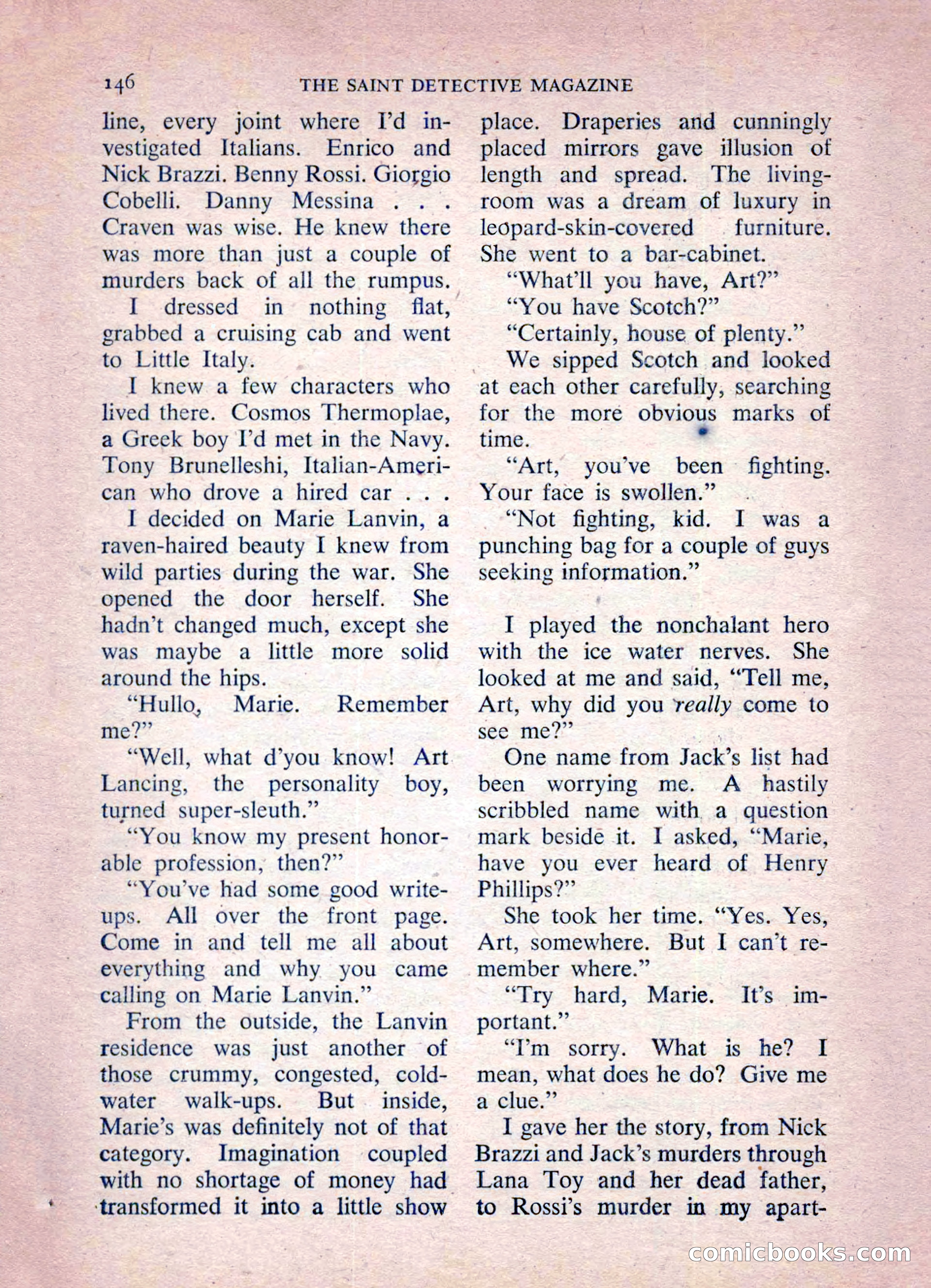 The Saint Detective Magazine — page 148 of 164