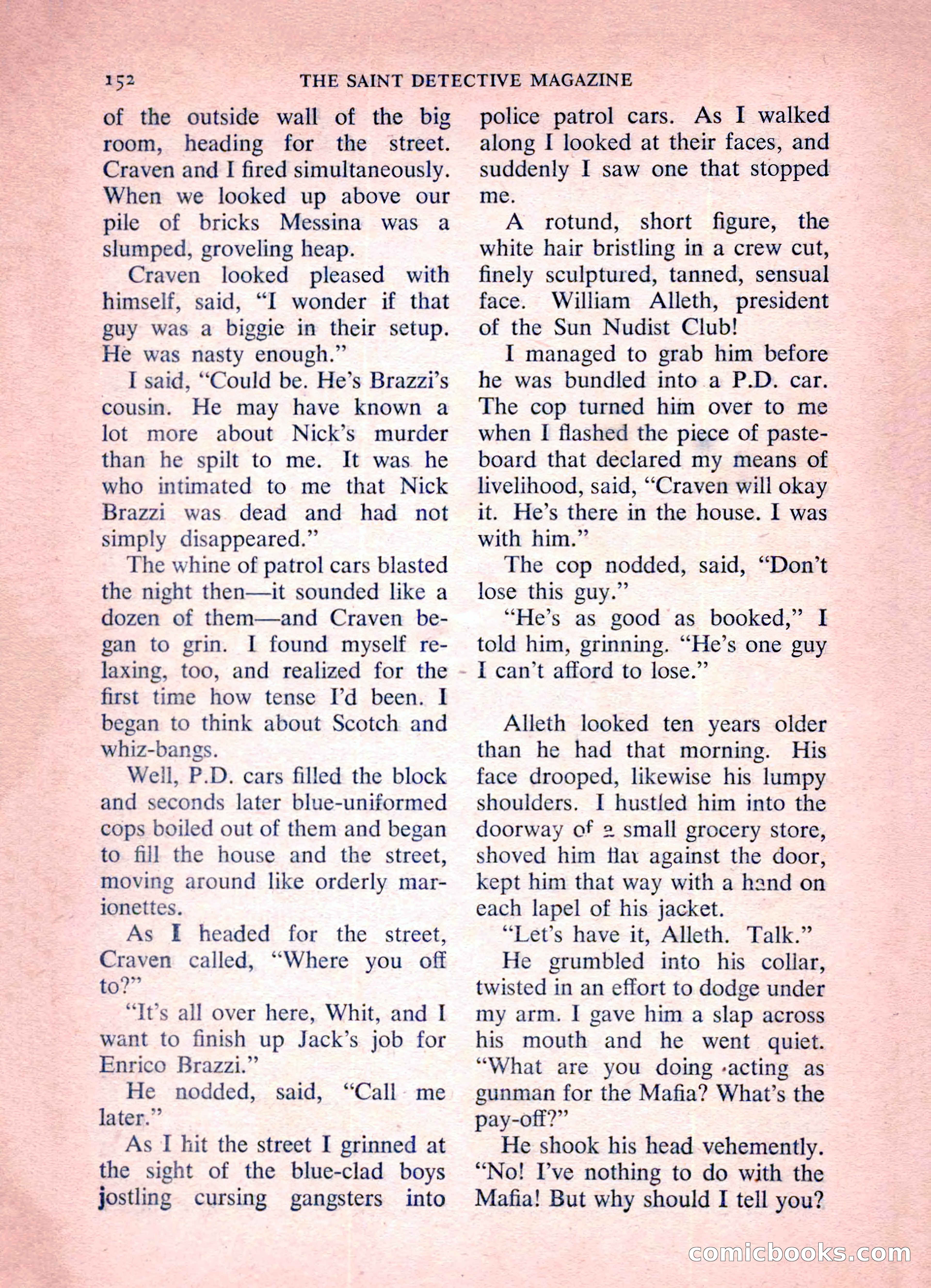 The Saint Detective Magazine — page 154 of 164