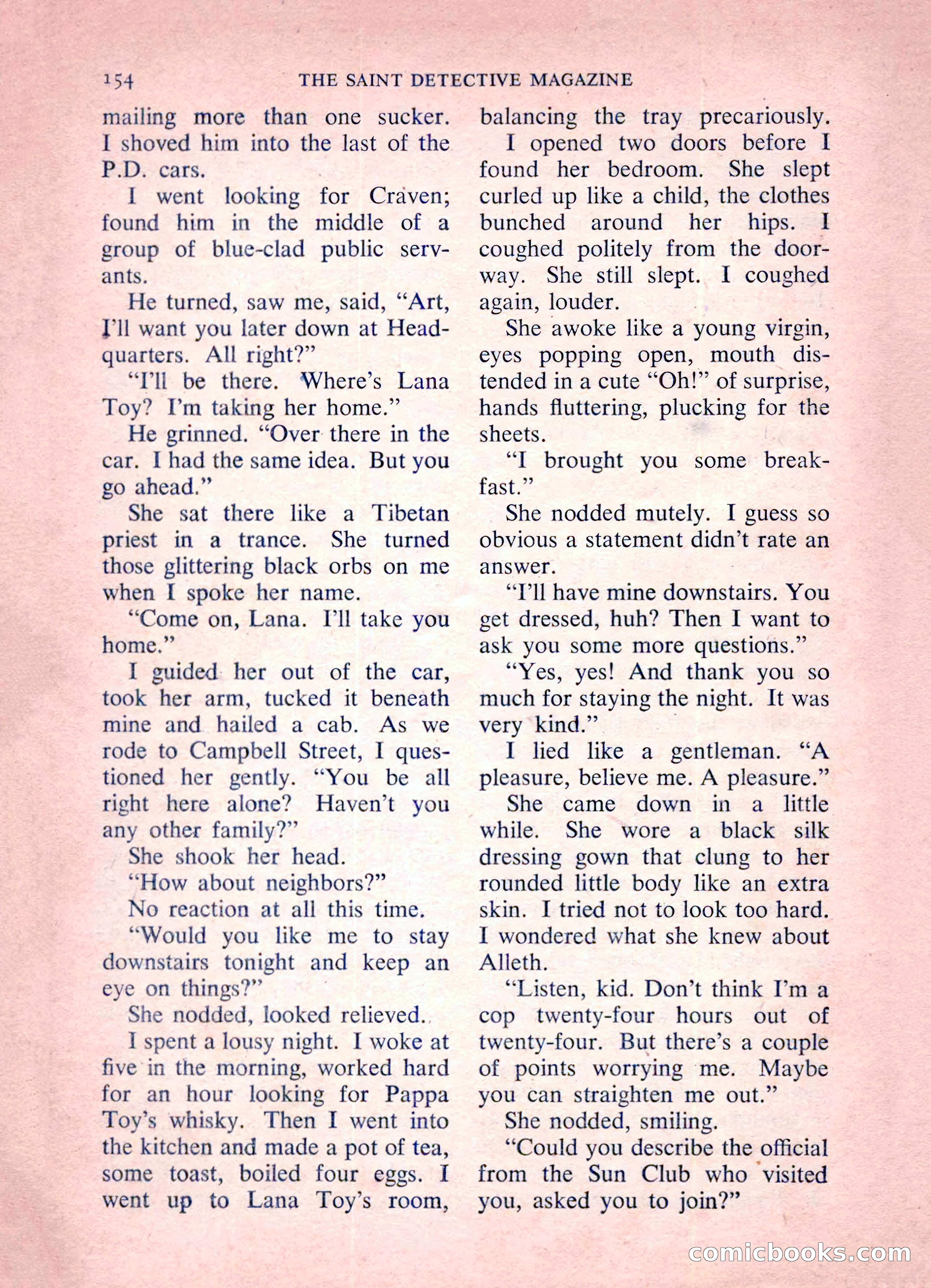 The Saint Detective Magazine — page 156 of 164