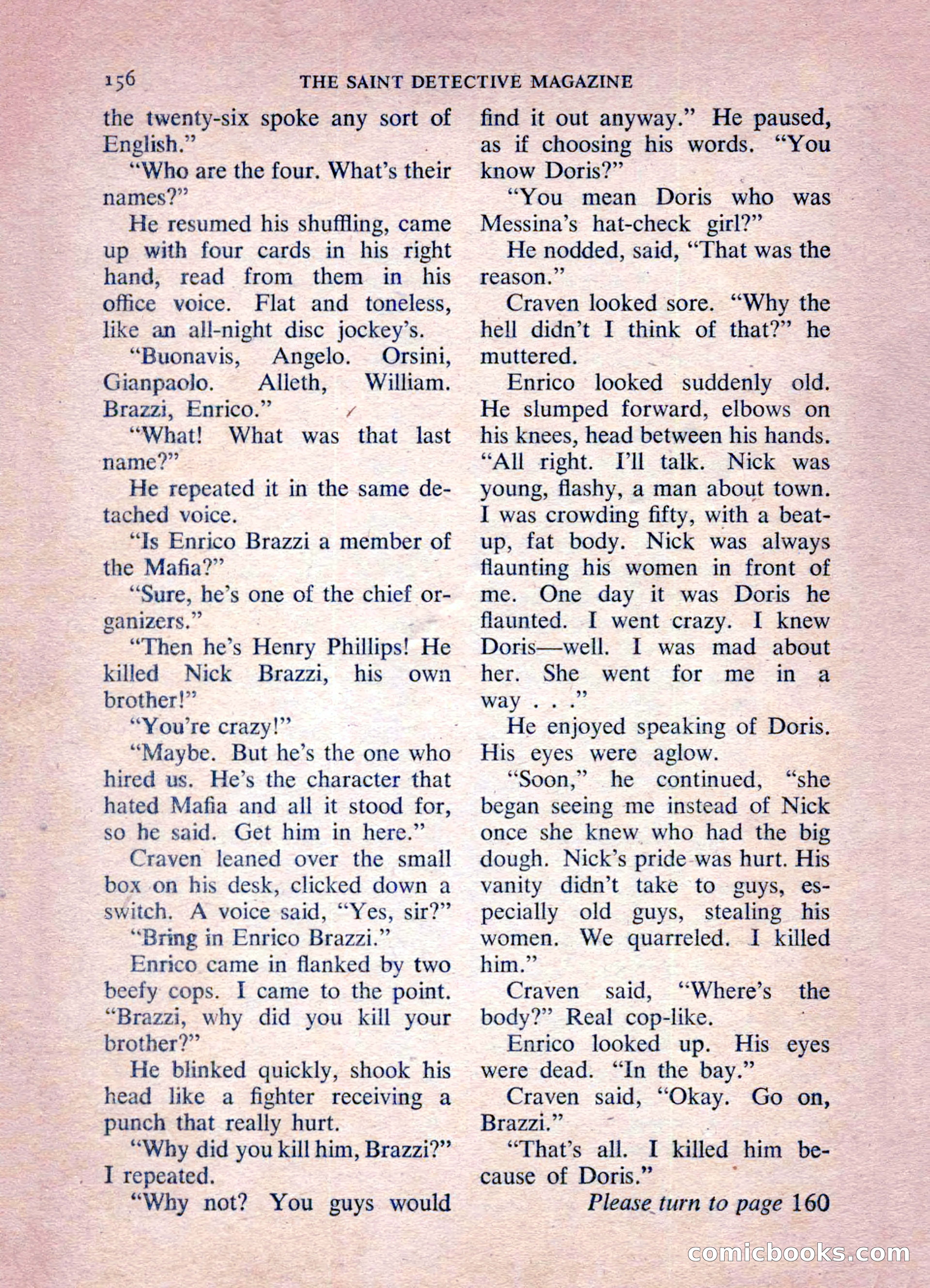 The Saint Detective Magazine — page 158 of 164