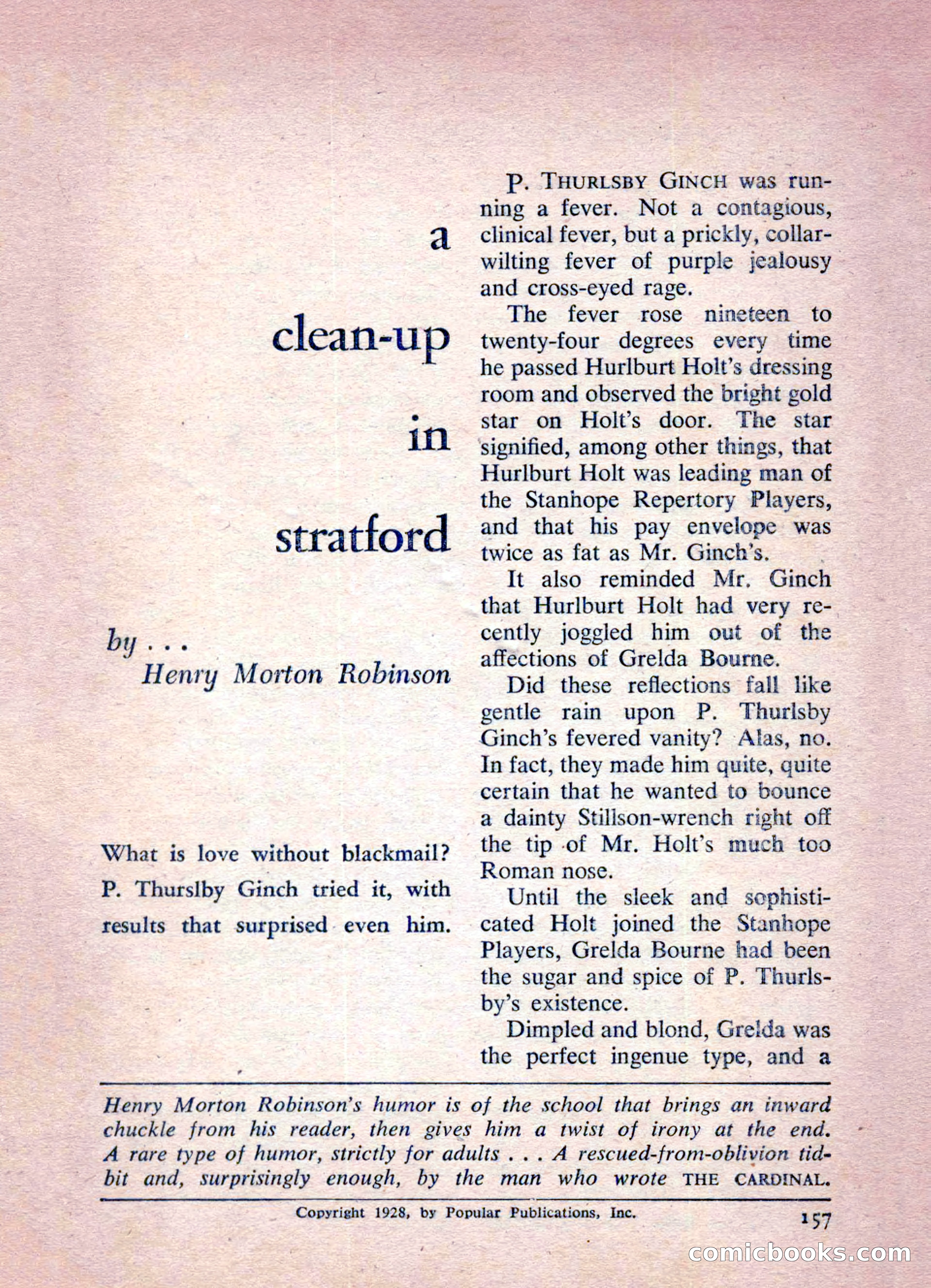 The Saint Detective Magazine — page 159 of 164