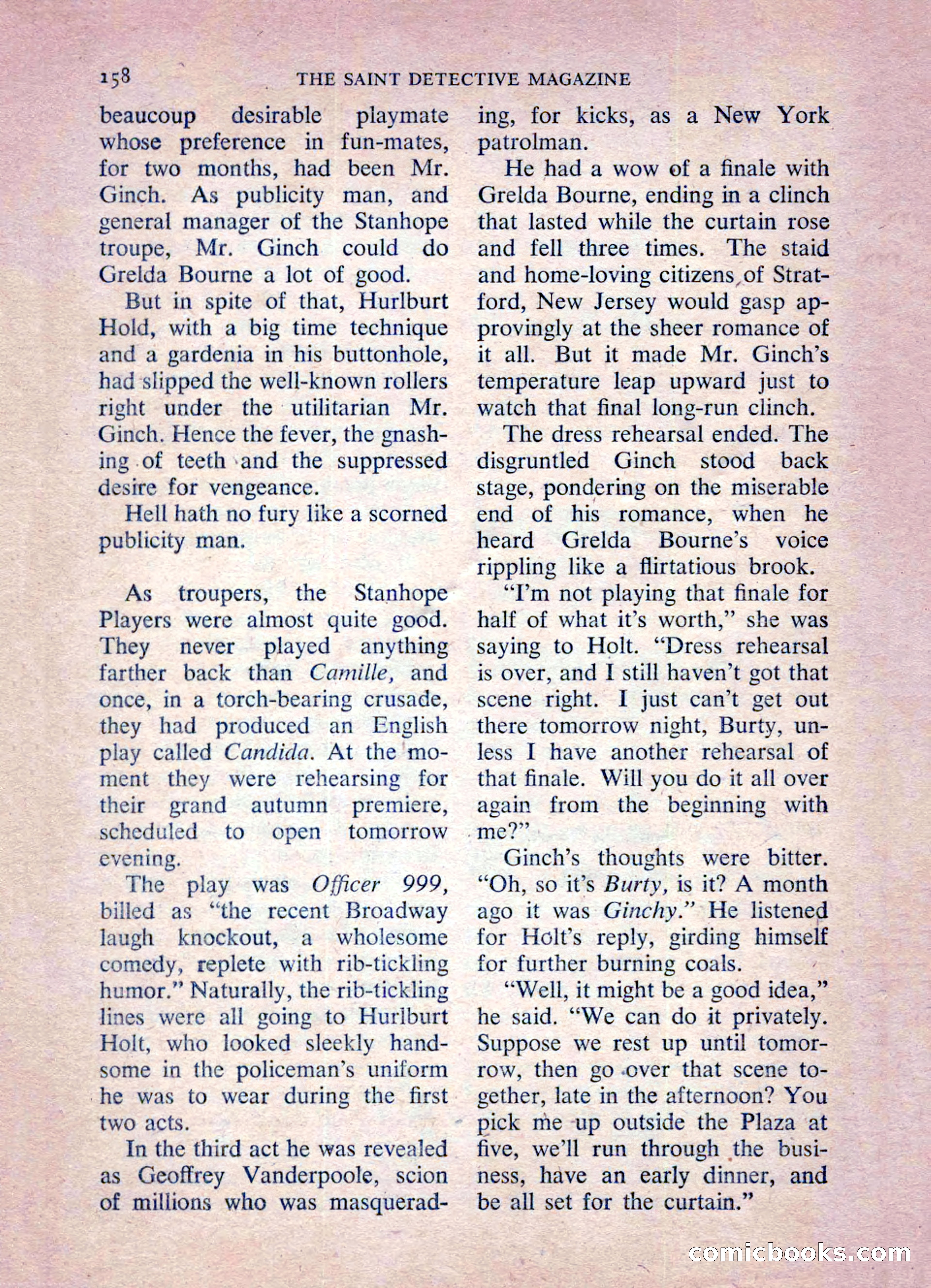 The Saint Detective Magazine — page 160 of 164