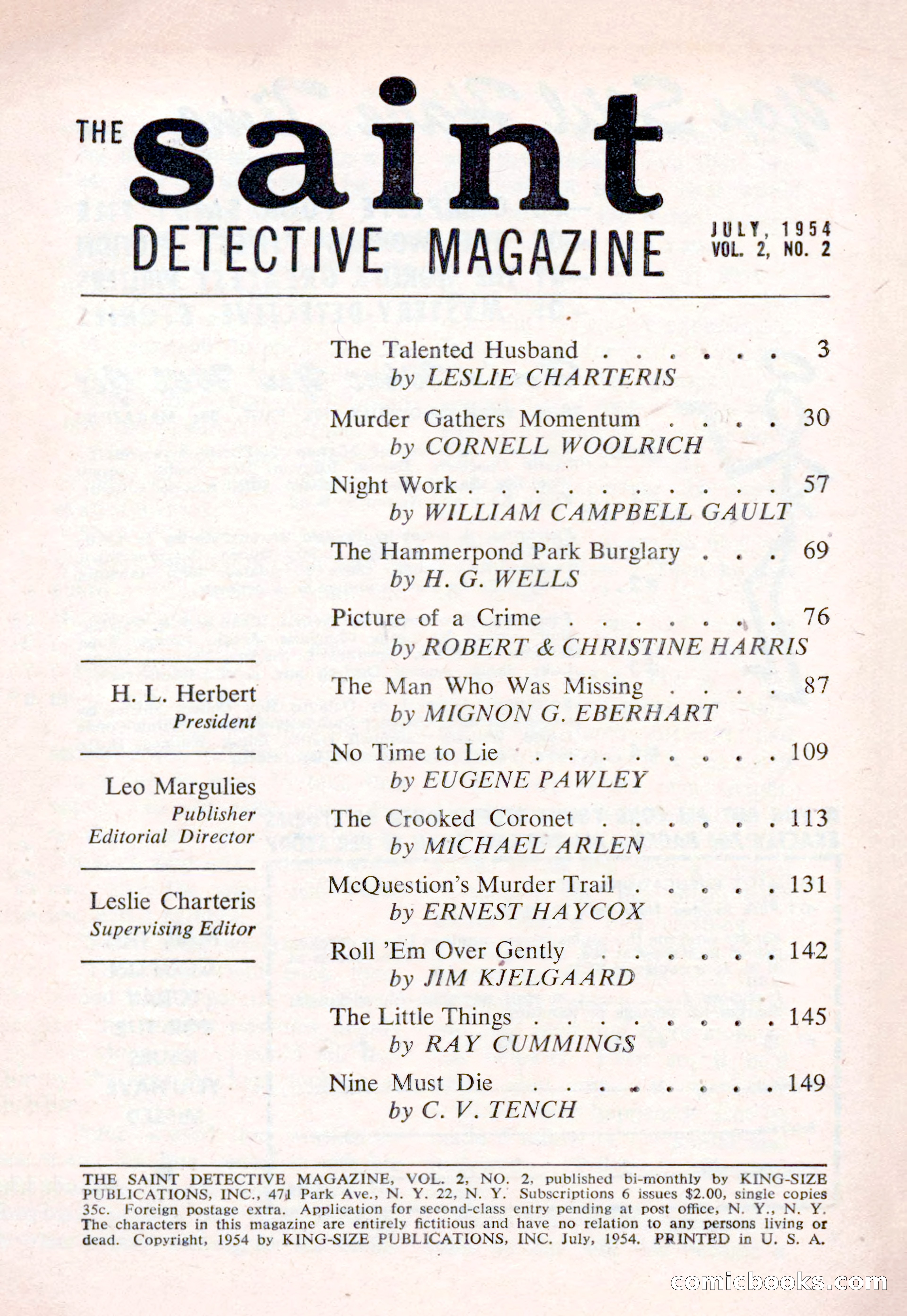 The Saint Detective Magazine — page 3 of 164