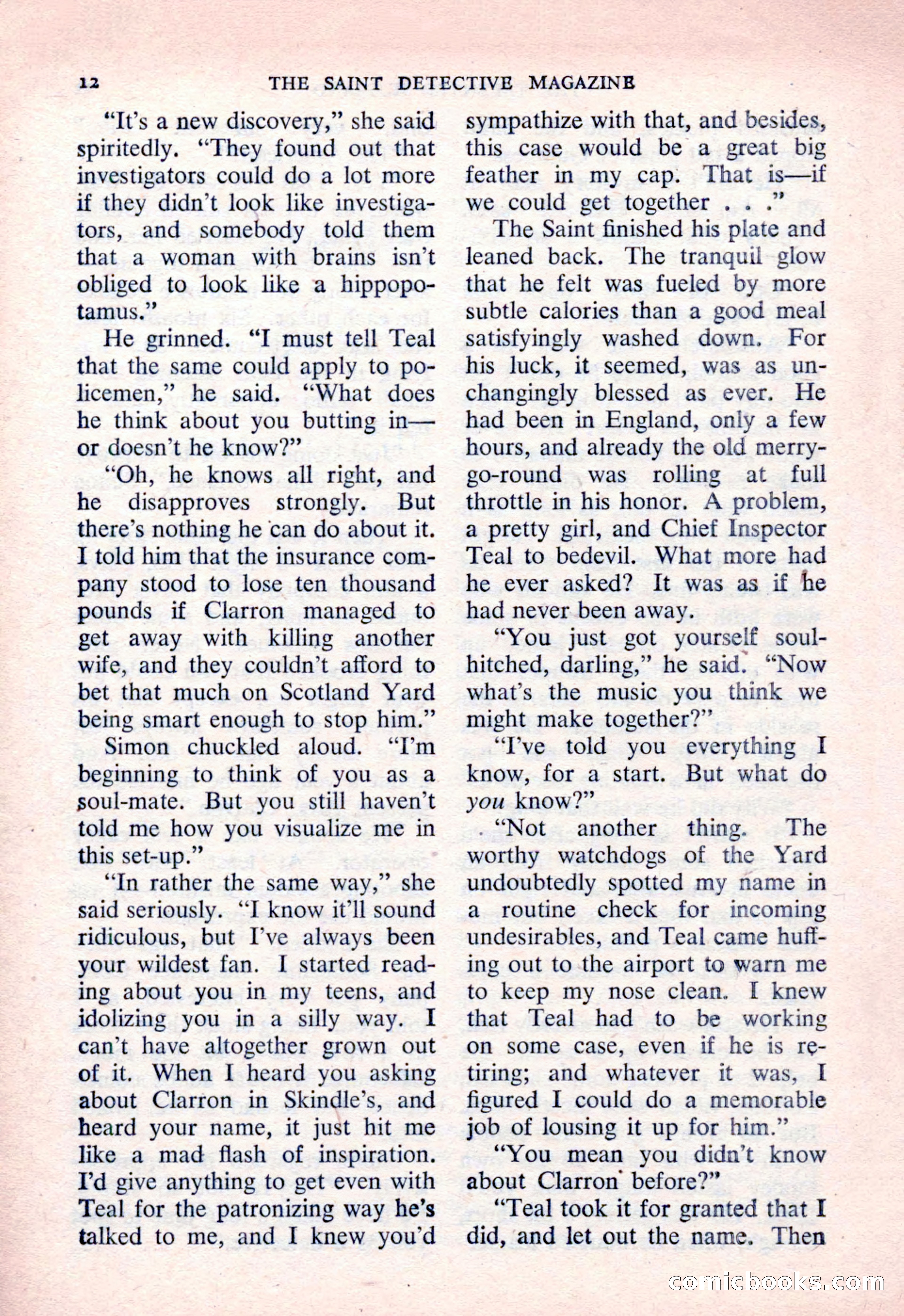 The Saint Detective Magazine — page 14 of 164