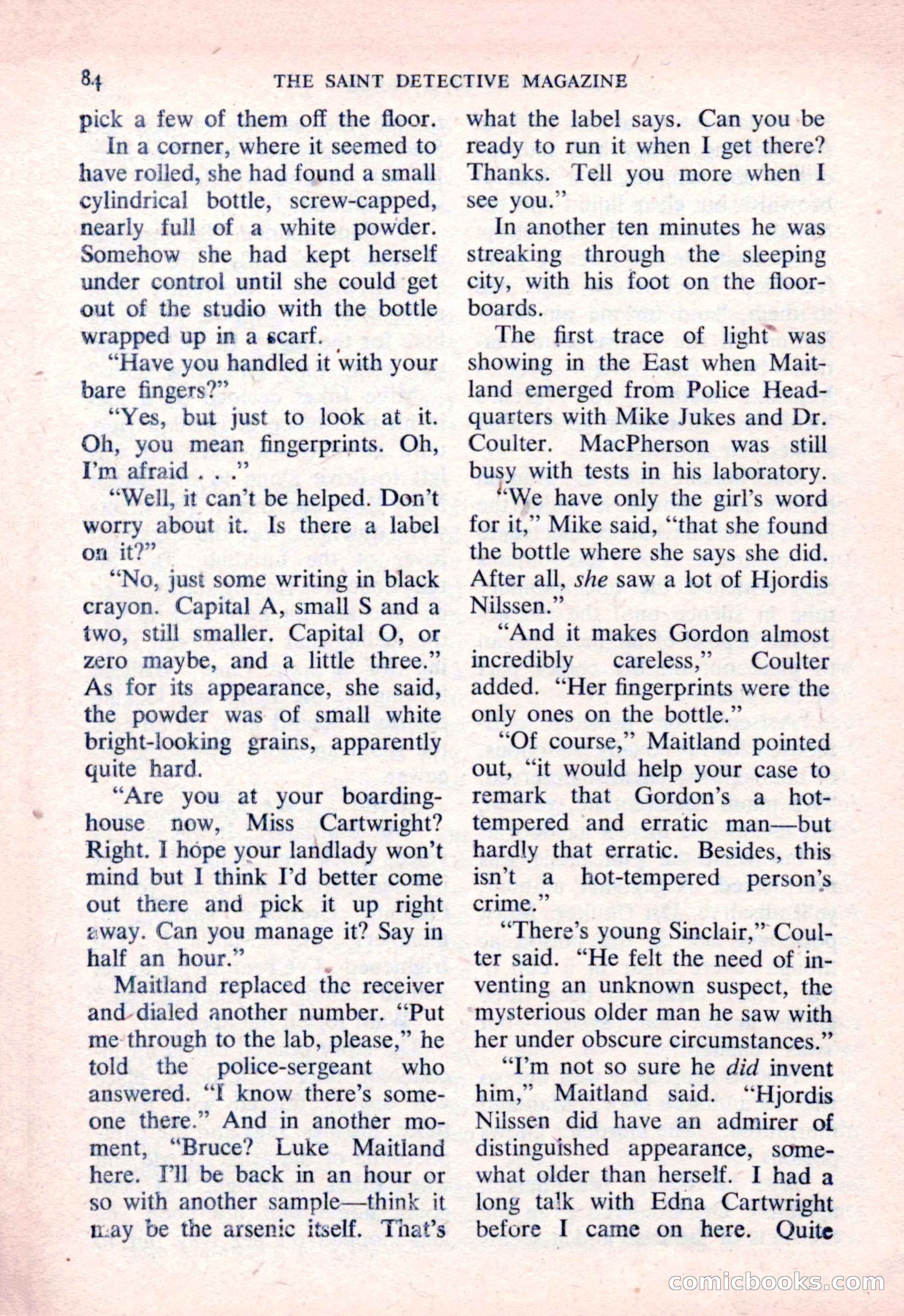 The Saint Detective Magazine — page 86 of 164