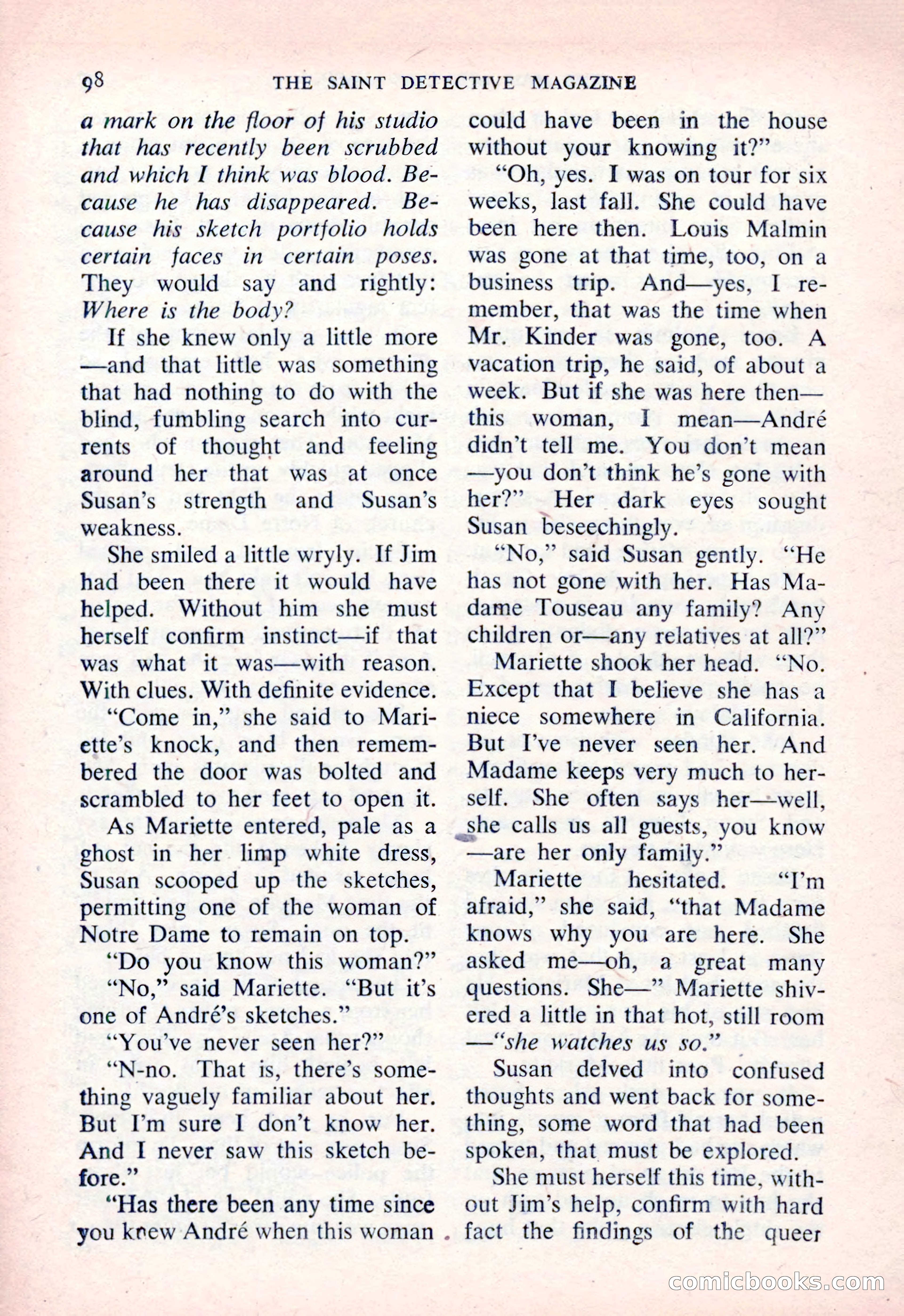 The Saint Detective Magazine — page 100 of 164