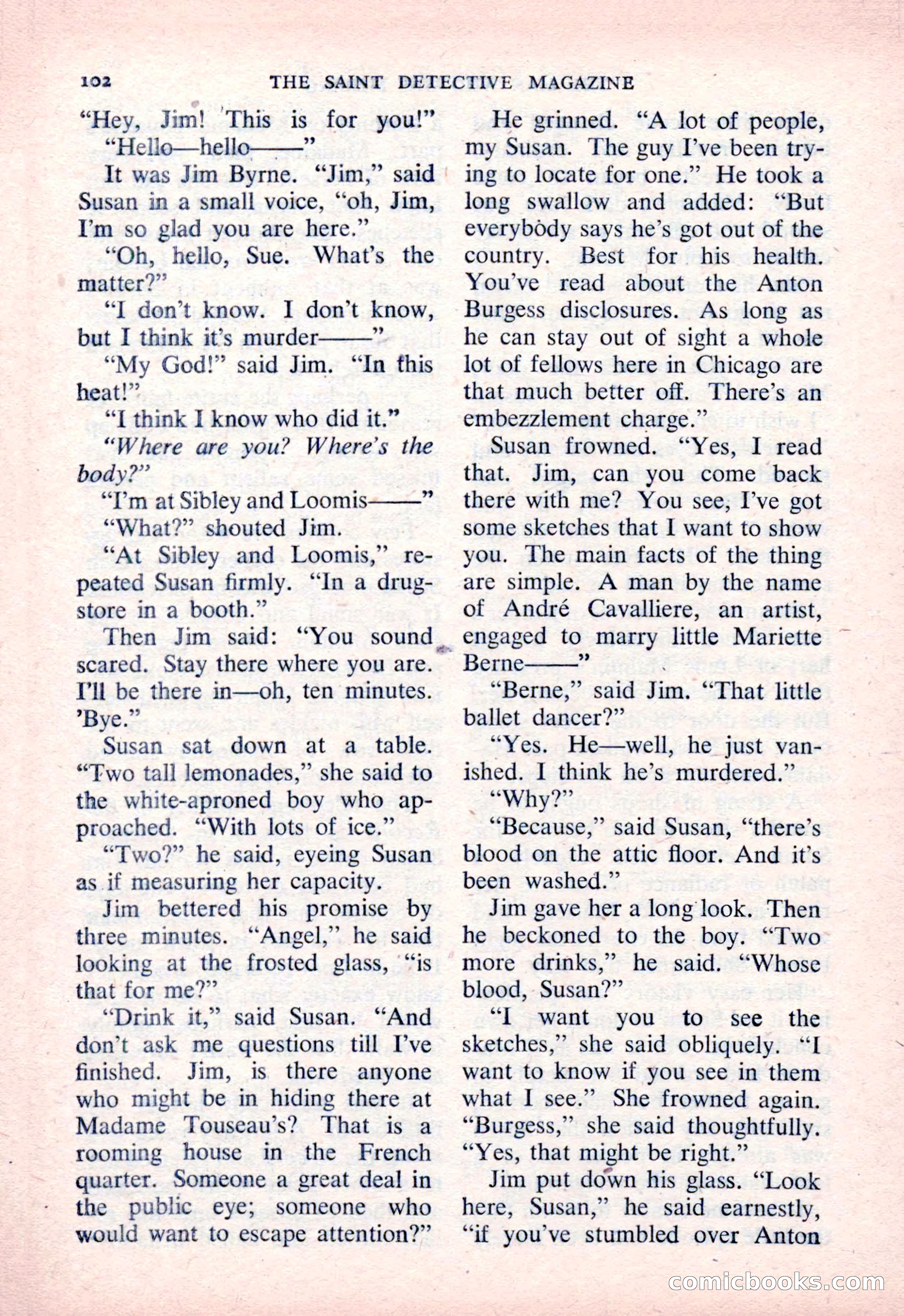 The Saint Detective Magazine — page 104 of 164