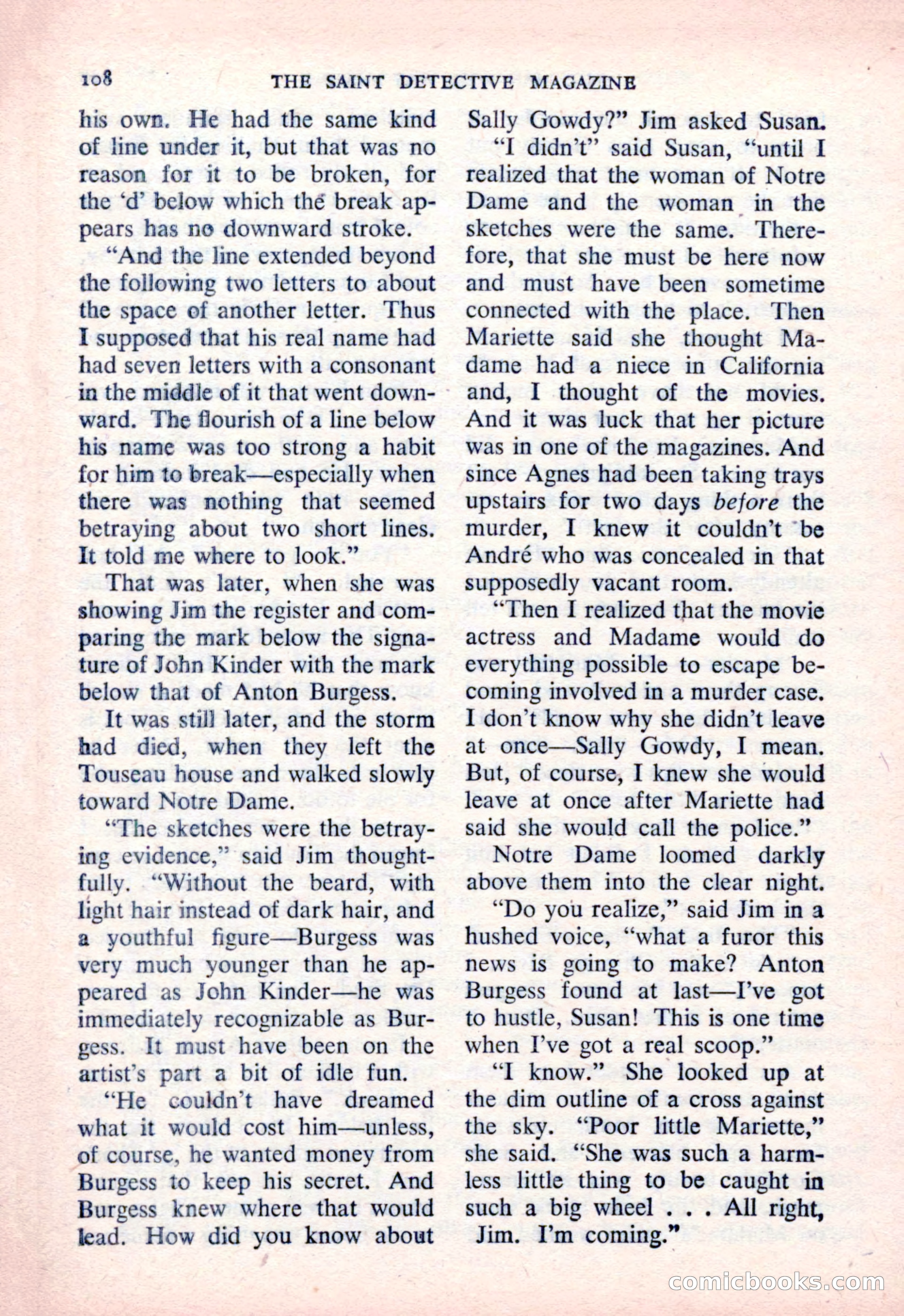 The Saint Detective Magazine — page 110 of 164
