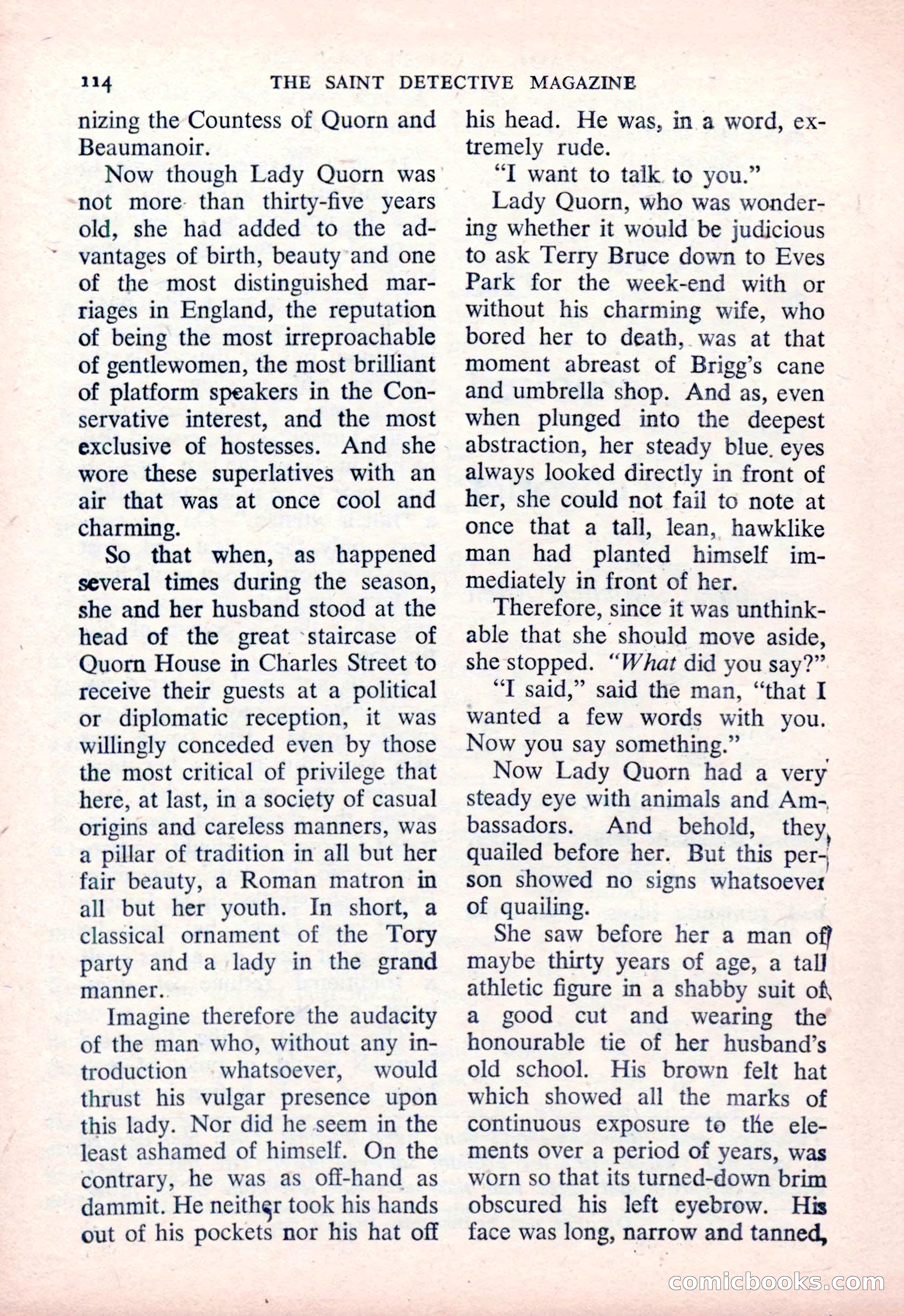 The Saint Detective Magazine — page 116 of 164