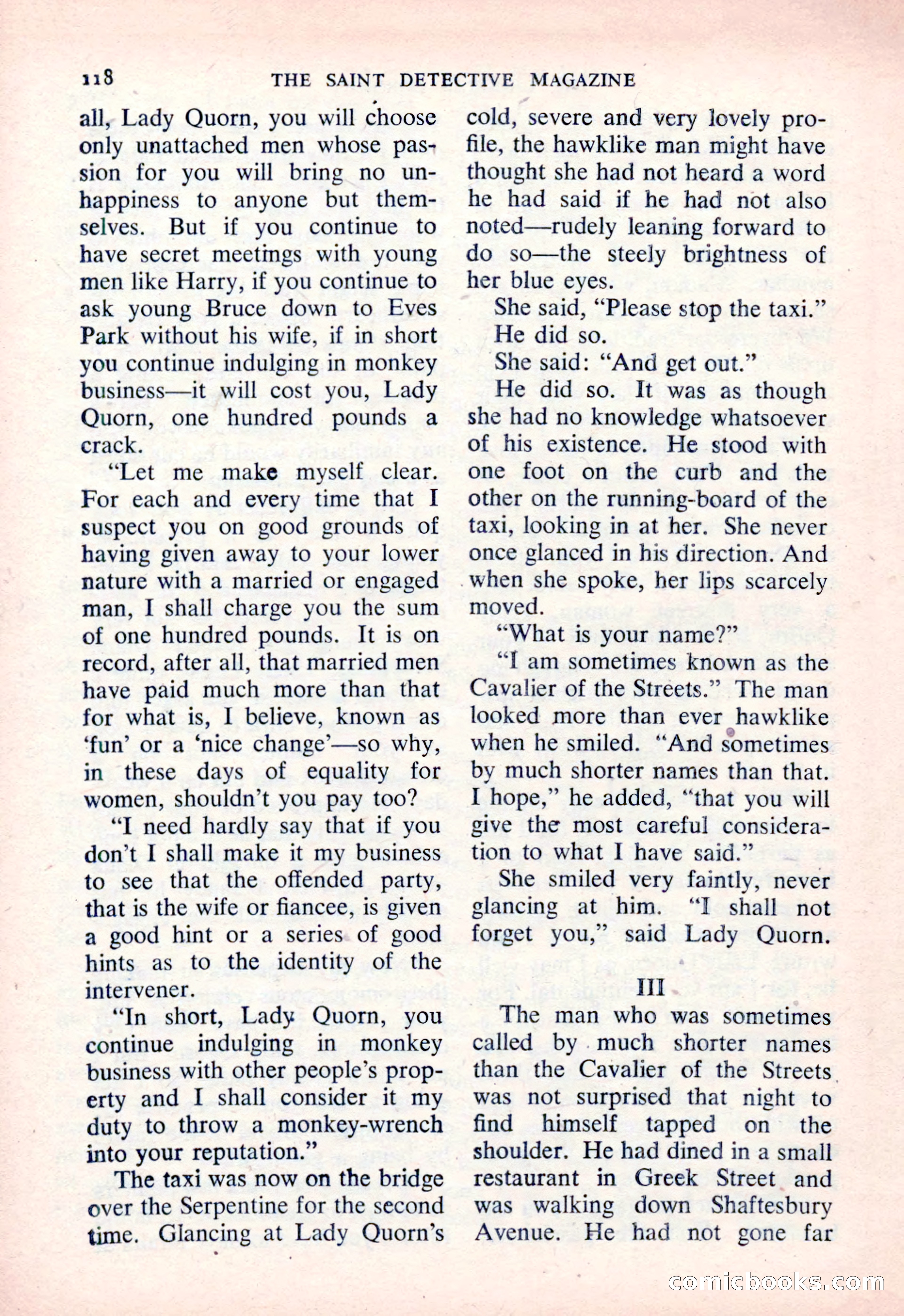 The Saint Detective Magazine — page 120 of 164