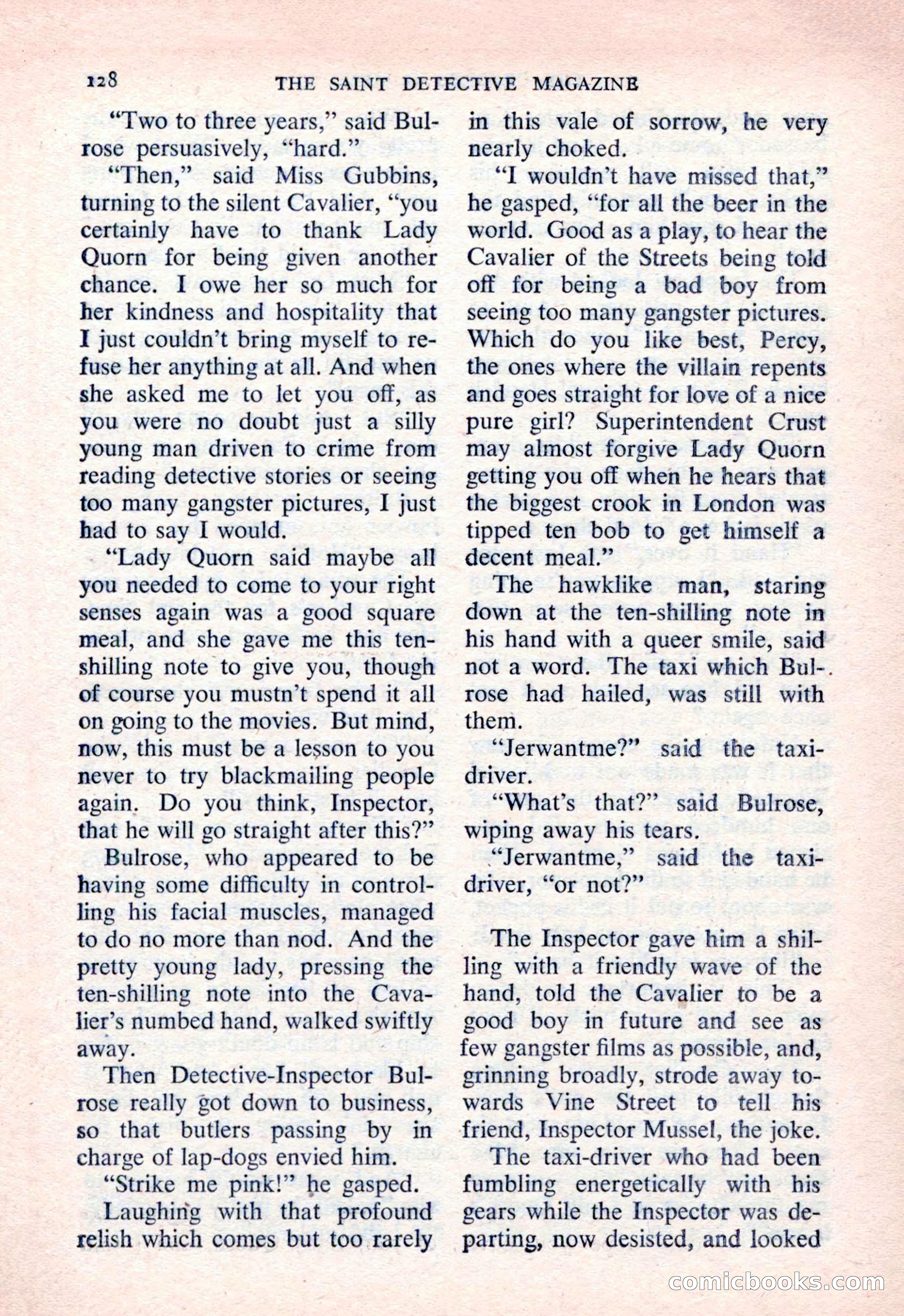 The Saint Detective Magazine — page 130 of 164