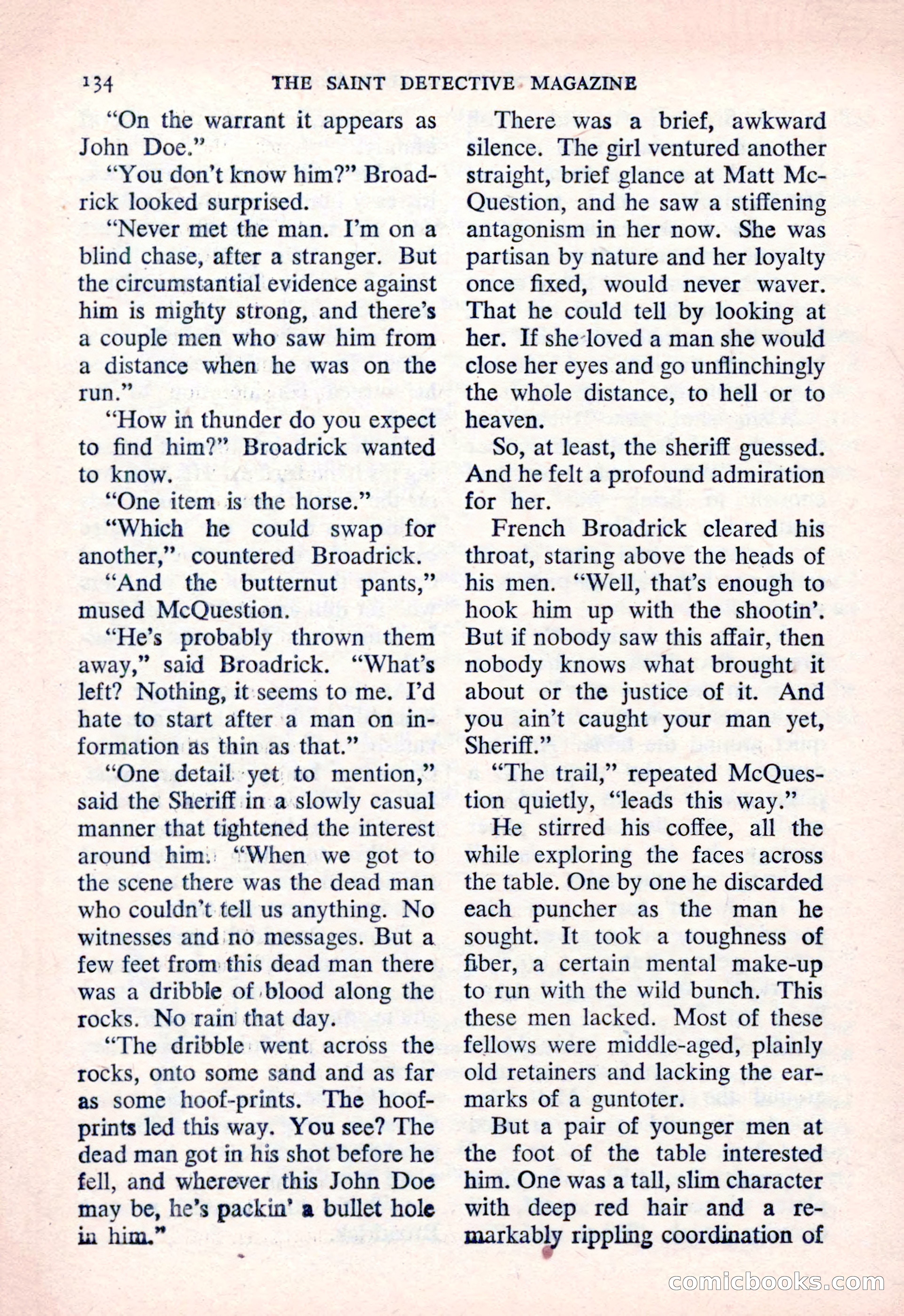 The Saint Detective Magazine — page 136 of 164