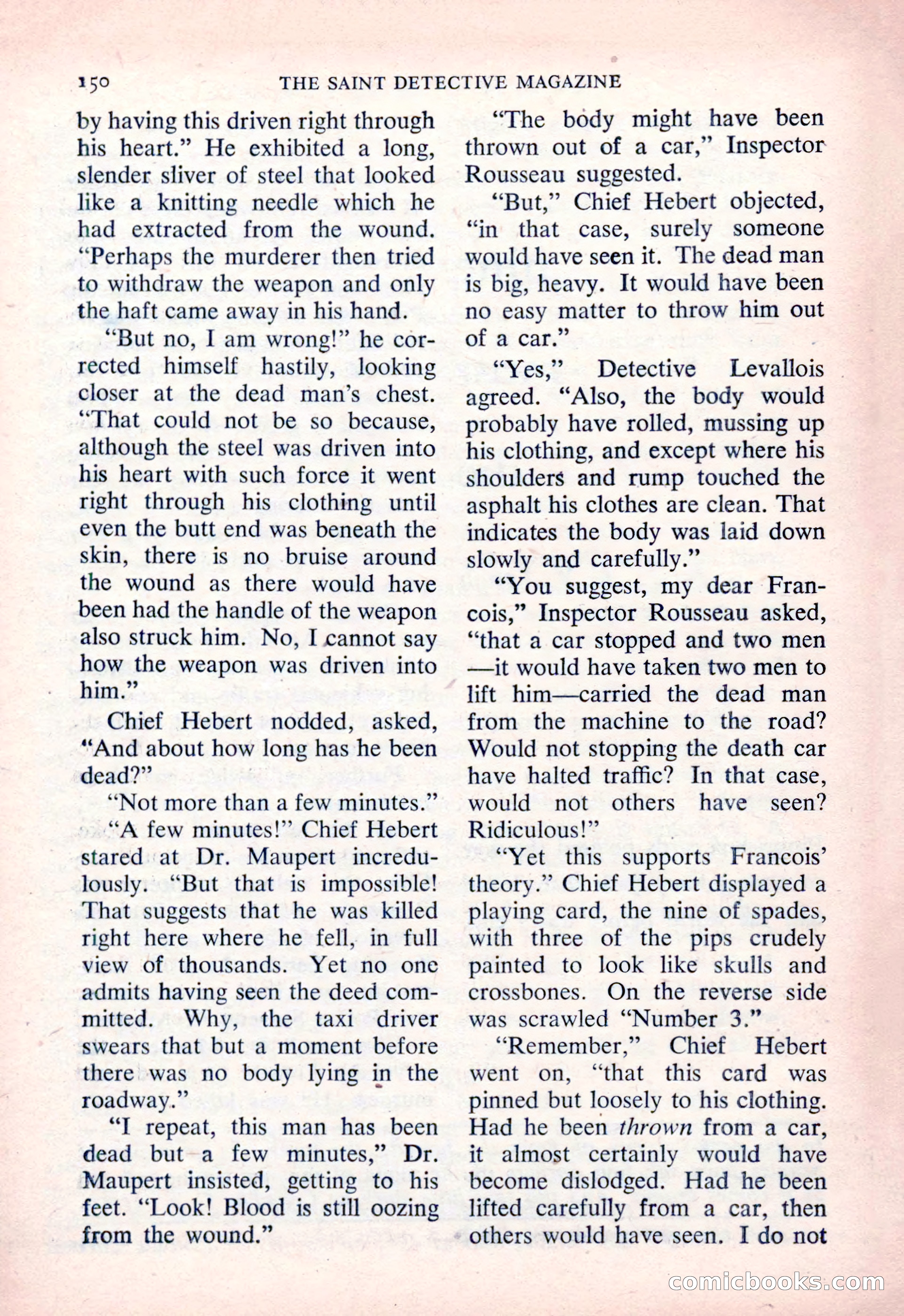 The Saint Detective Magazine — page 152 of 164