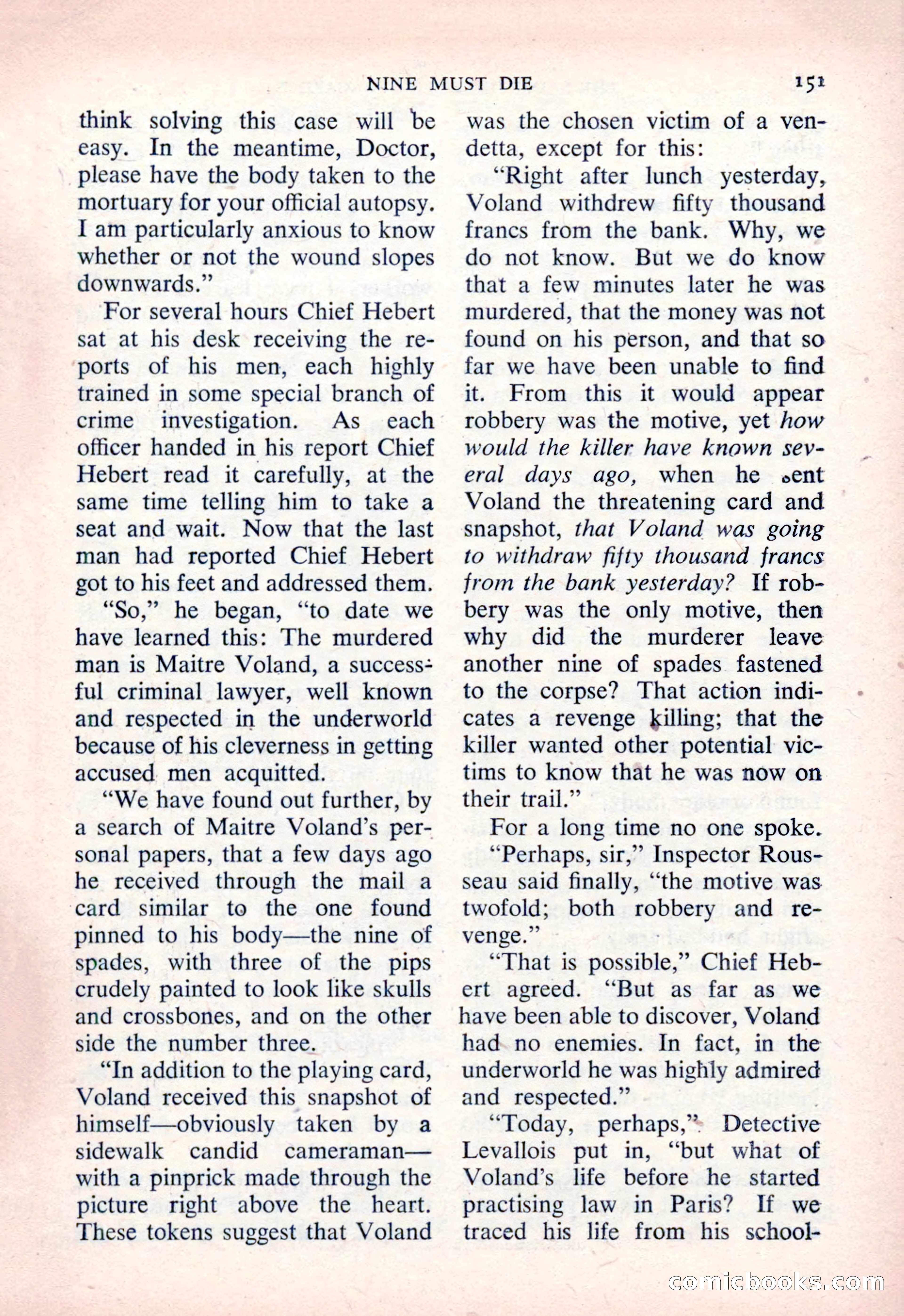 The Saint Detective Magazine — page 153 of 164