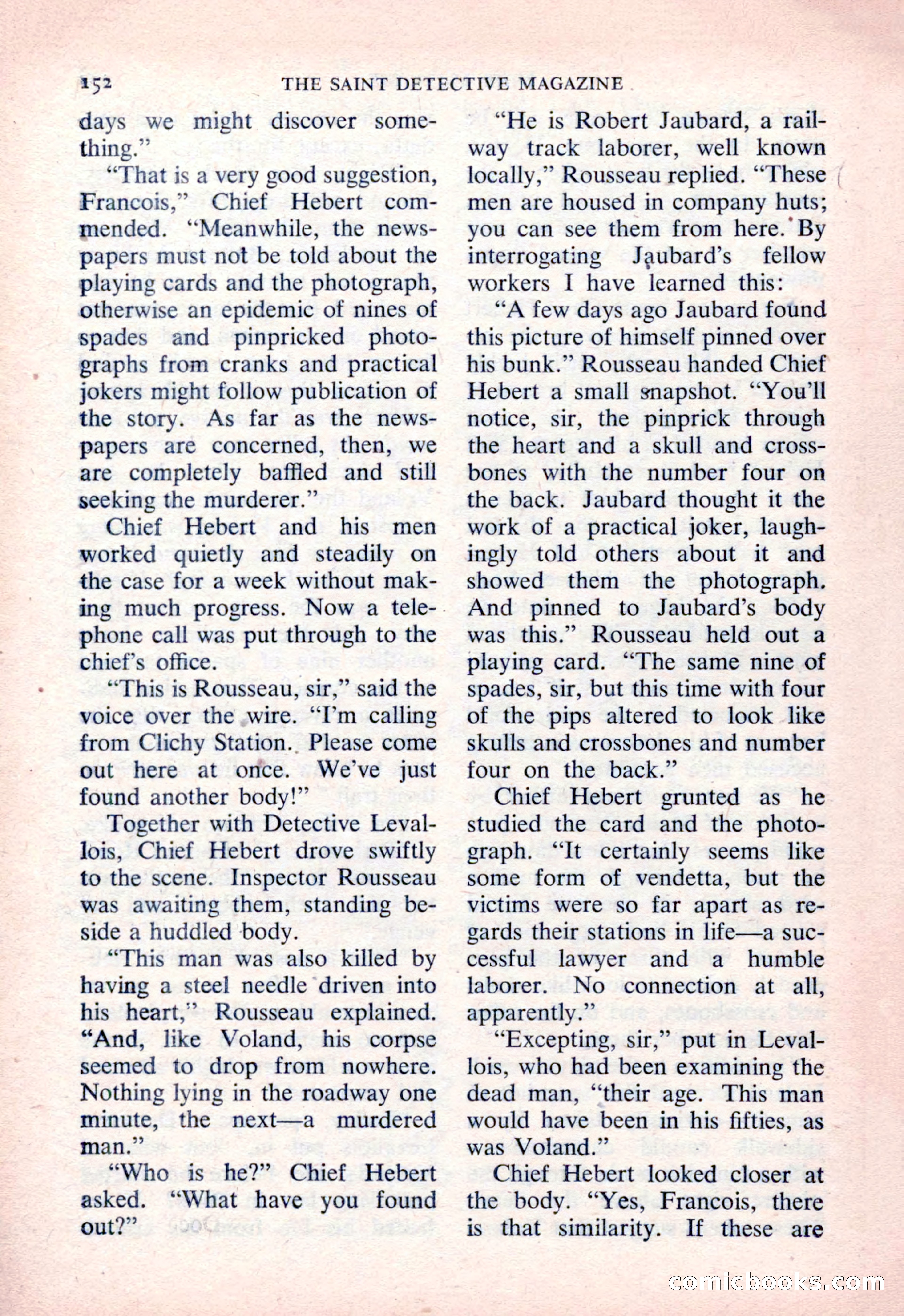 The Saint Detective Magazine — page 154 of 164