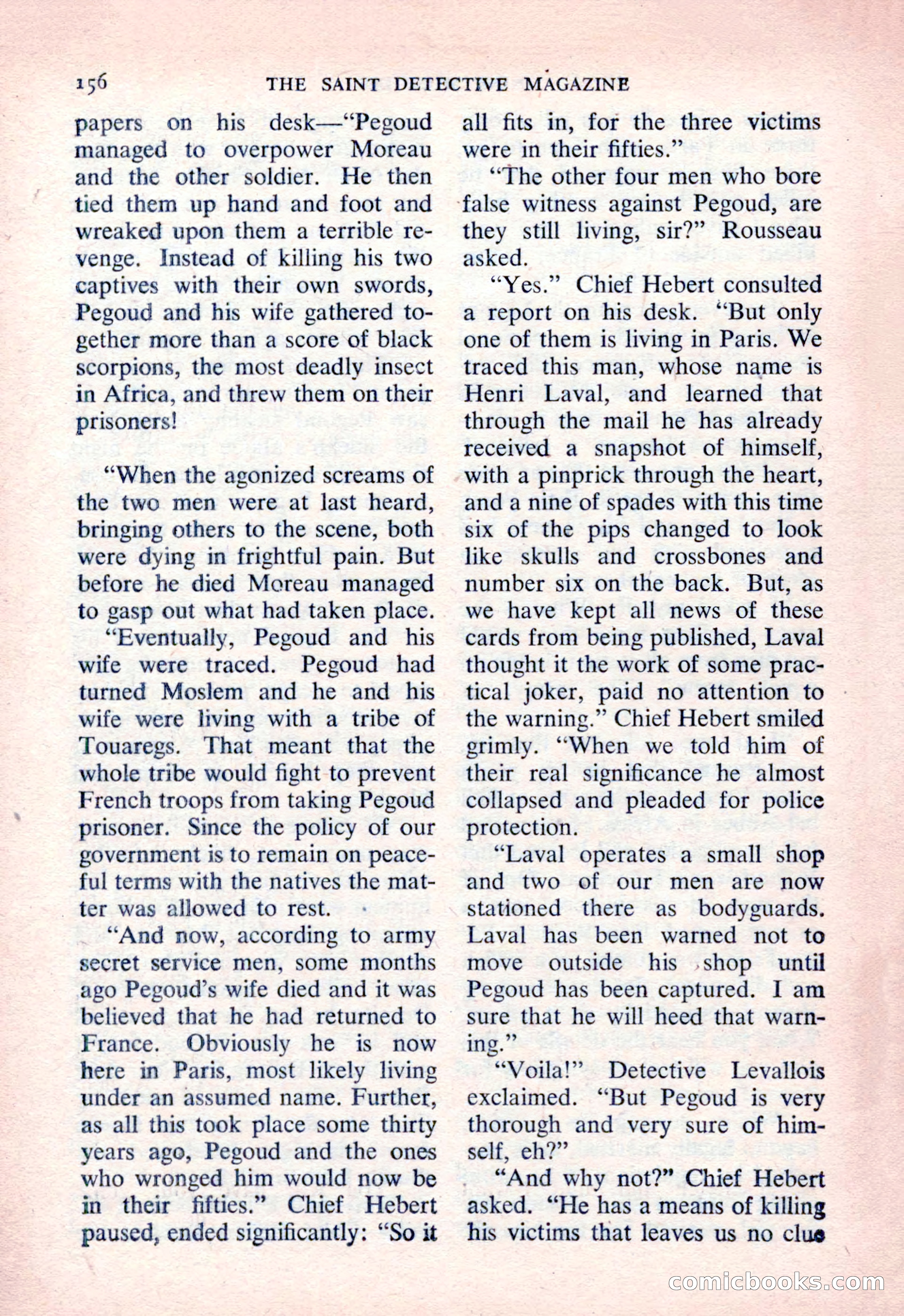 The Saint Detective Magazine — page 158 of 164