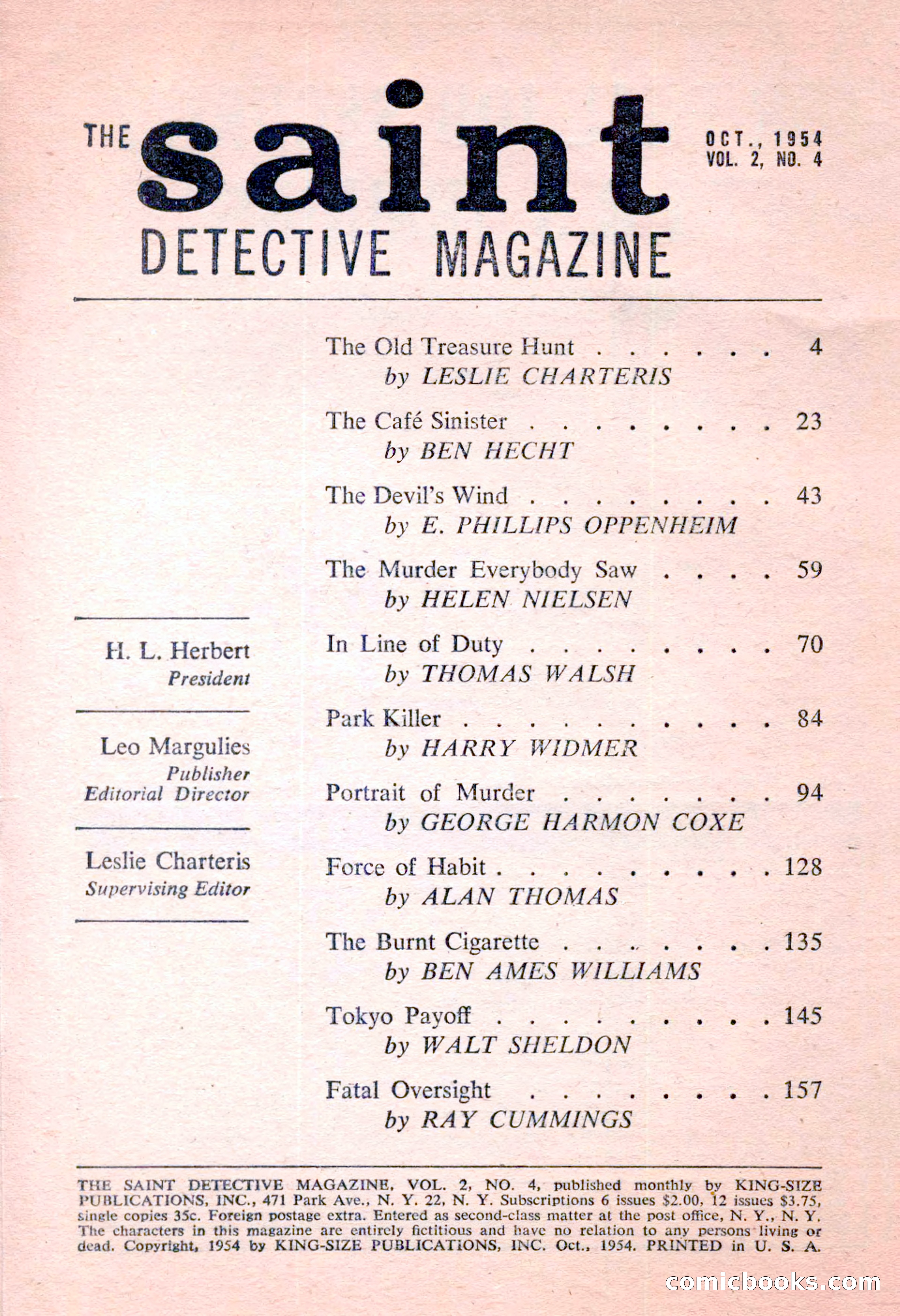 The Saint Detective Magazine — page 4 of 164