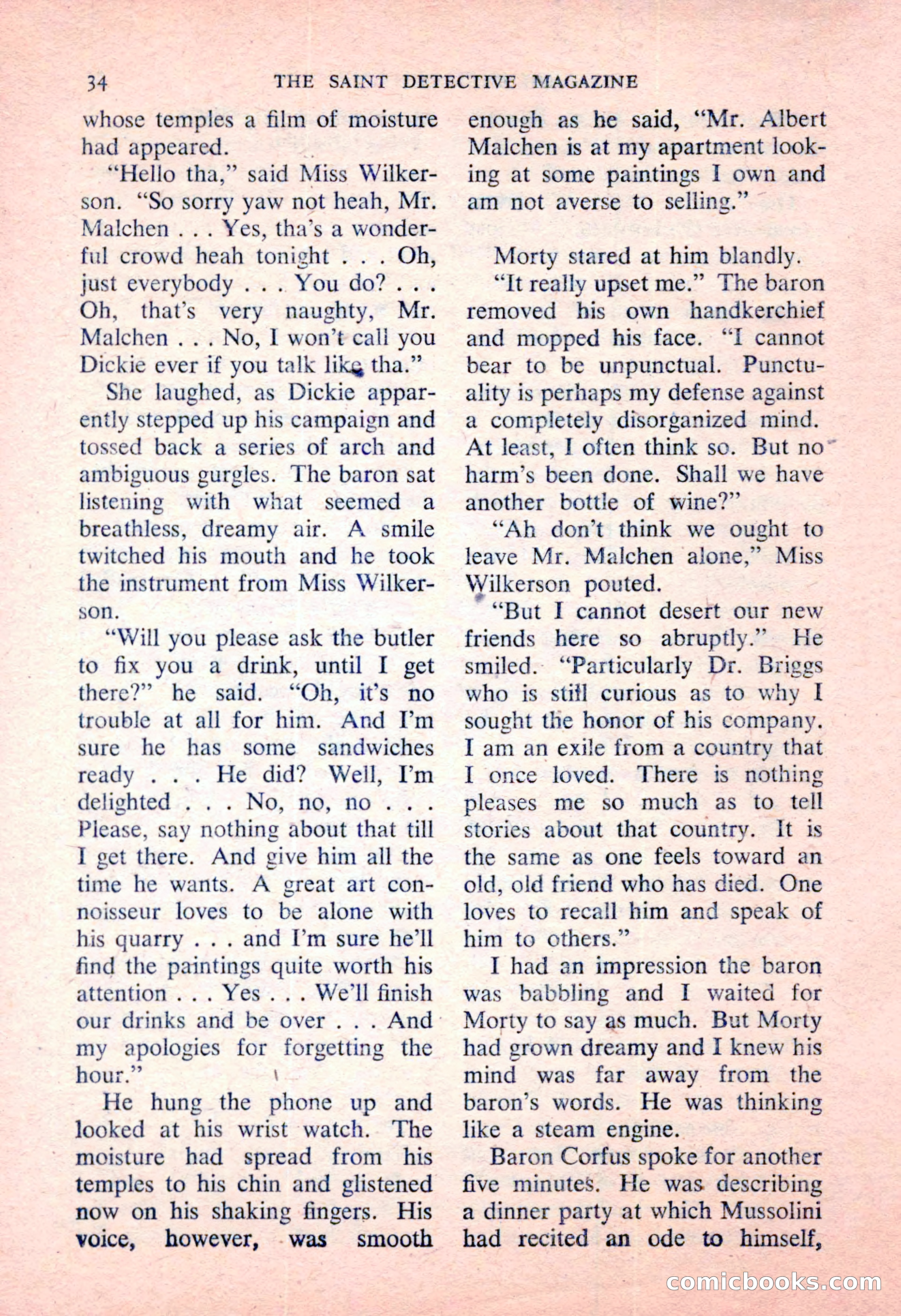 The Saint Detective Magazine — page 36 of 164