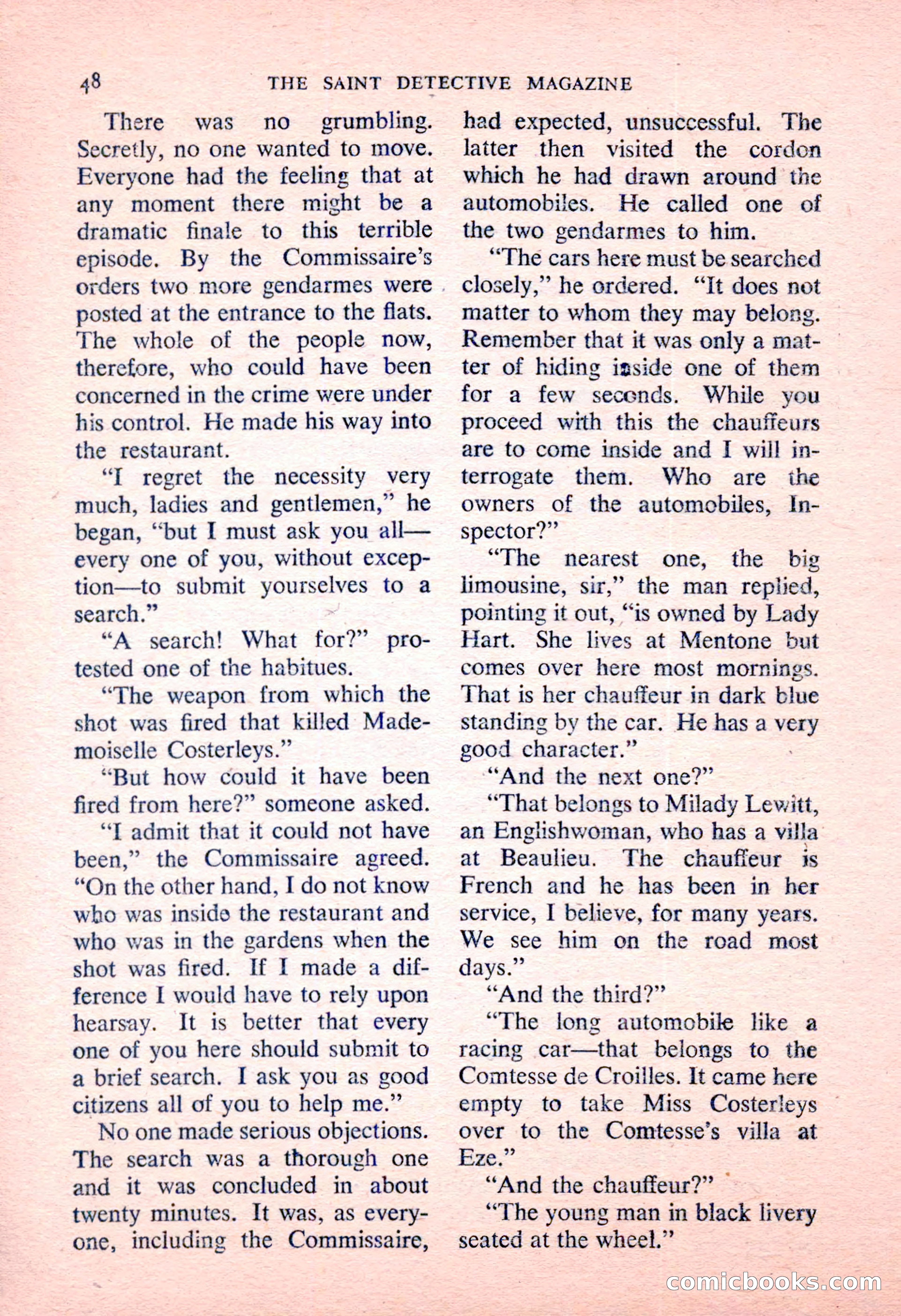 The Saint Detective Magazine — page 50 of 164