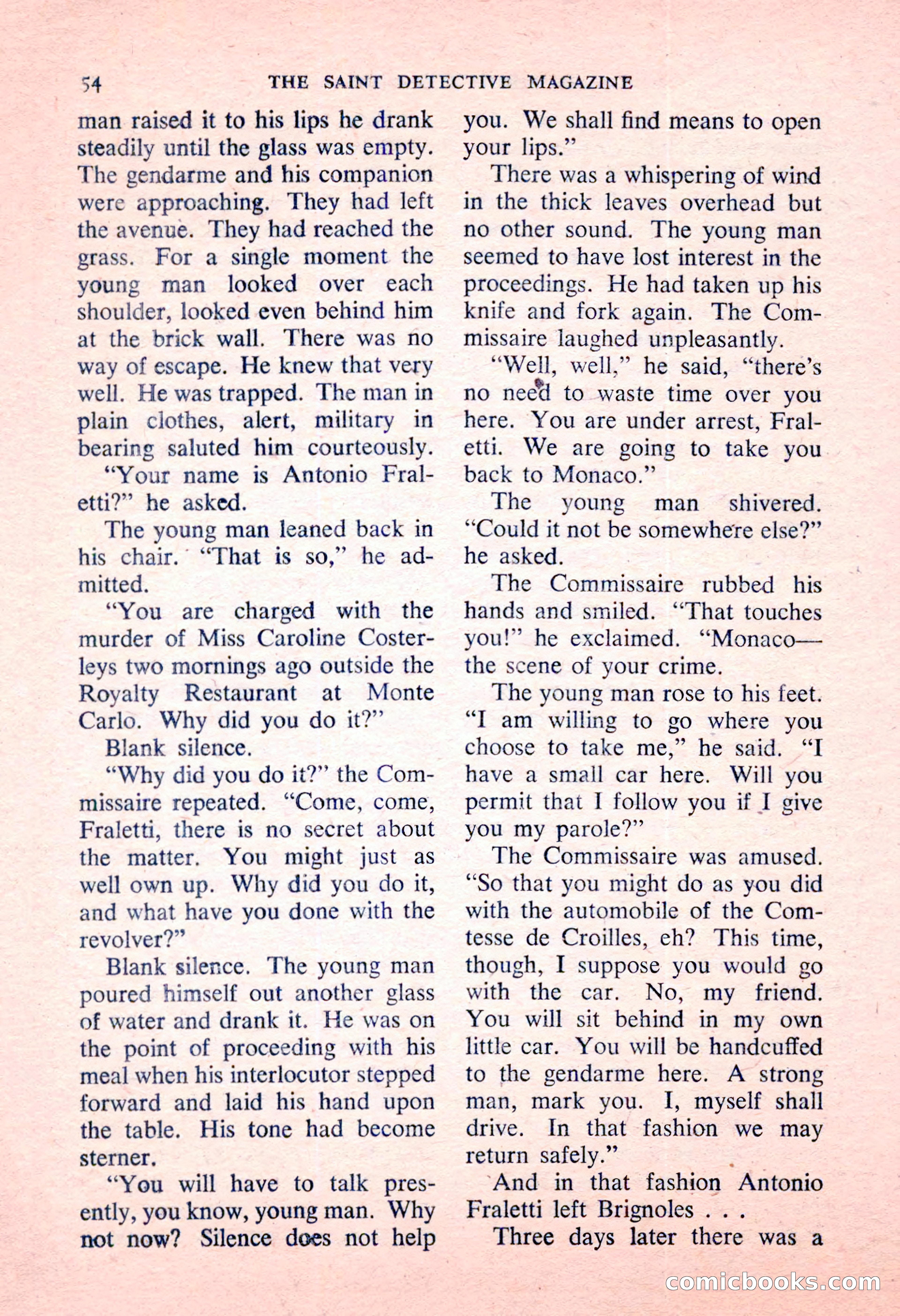 The Saint Detective Magazine — page 56 of 164