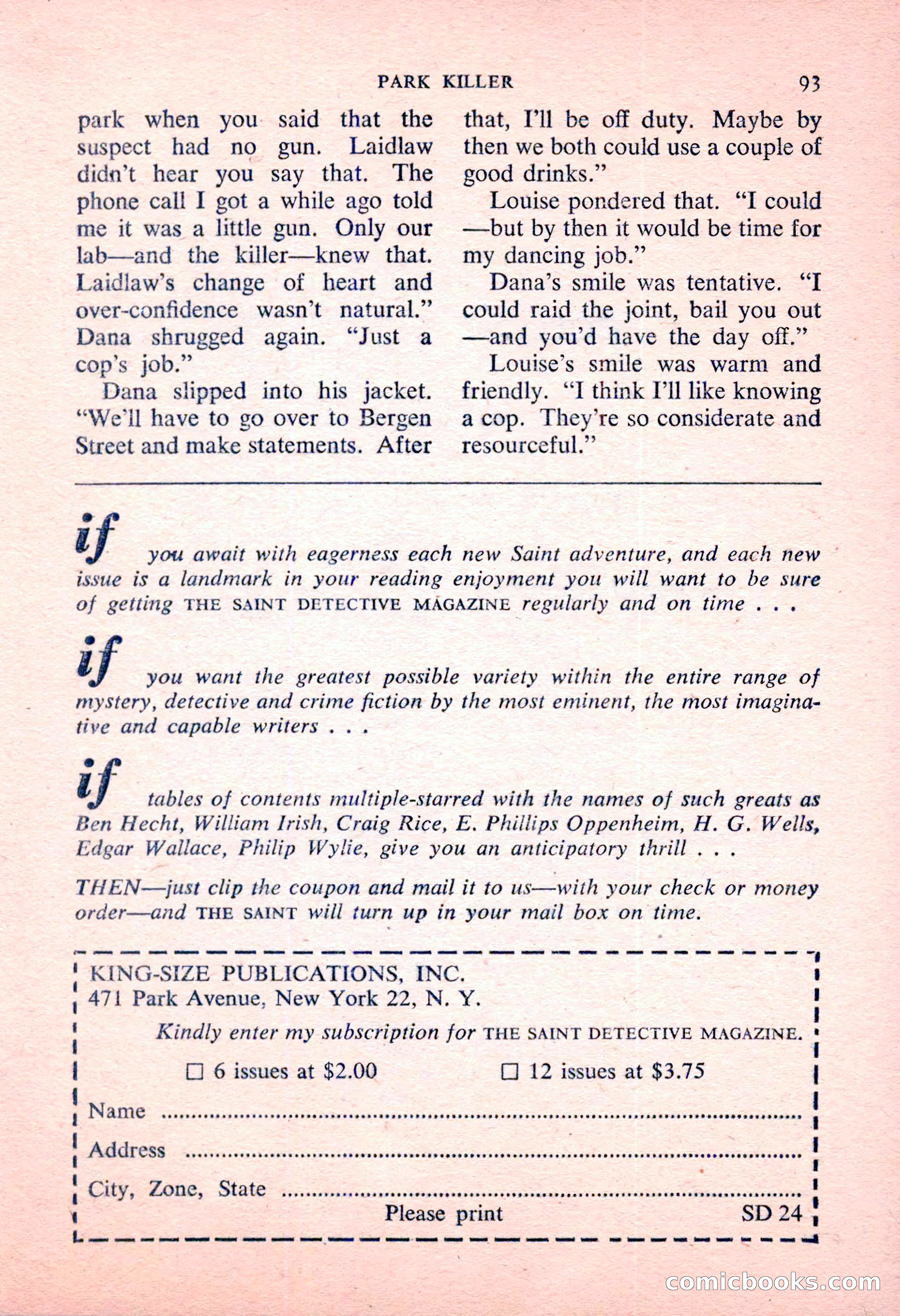 The Saint Detective Magazine — page 95 of 164