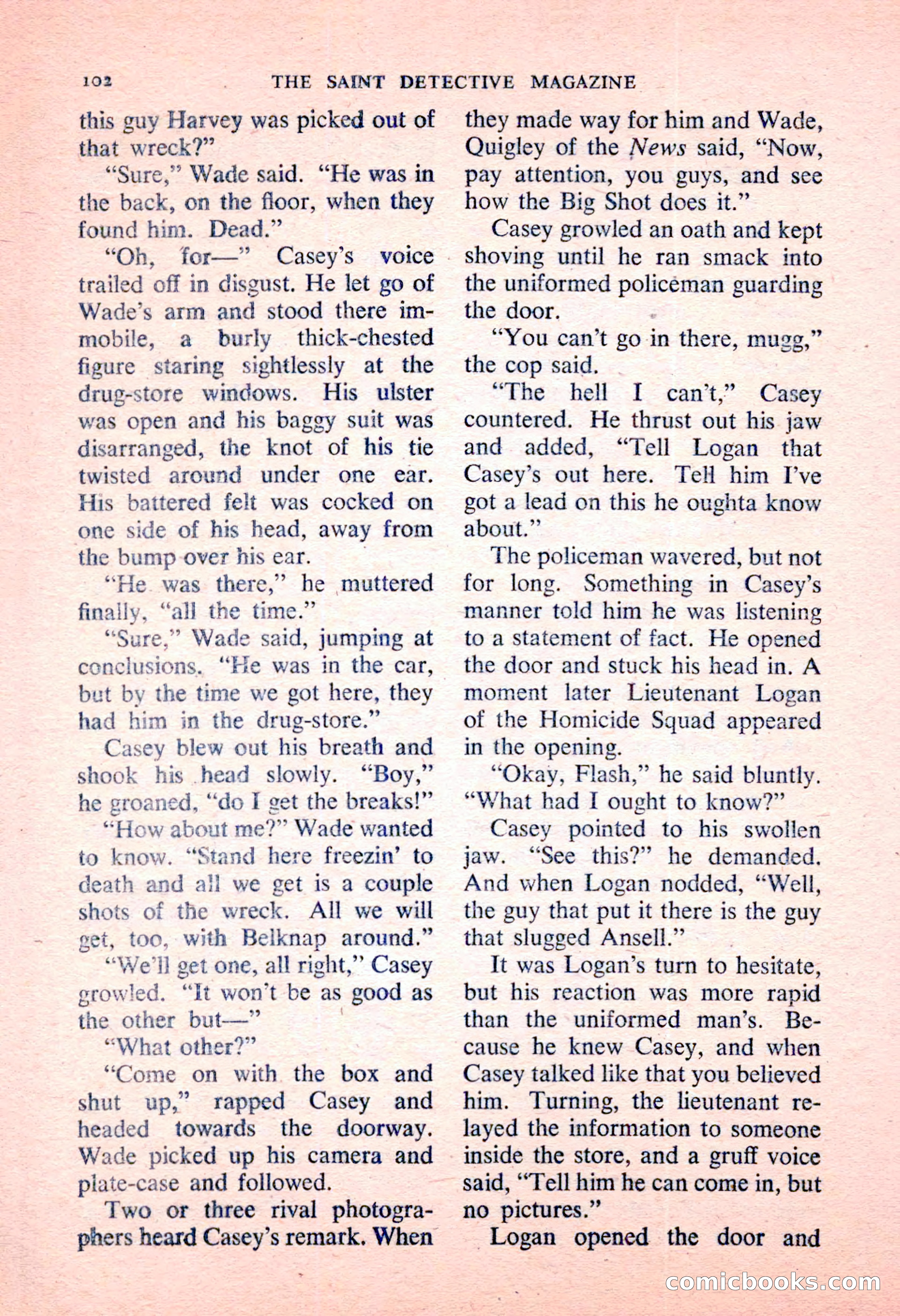 The Saint Detective Magazine — page 104 of 164